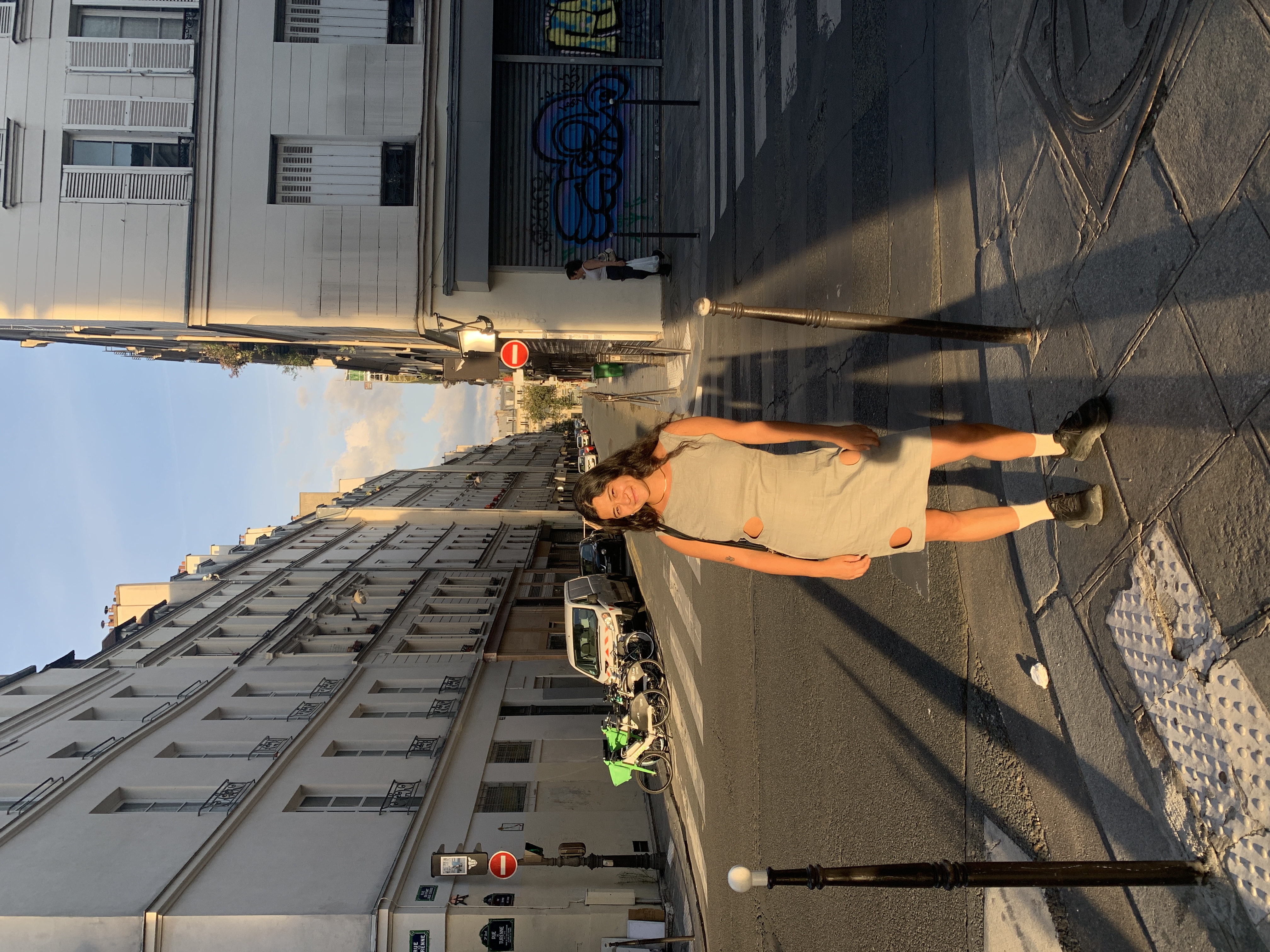 Sophie on vacation in Paris, France