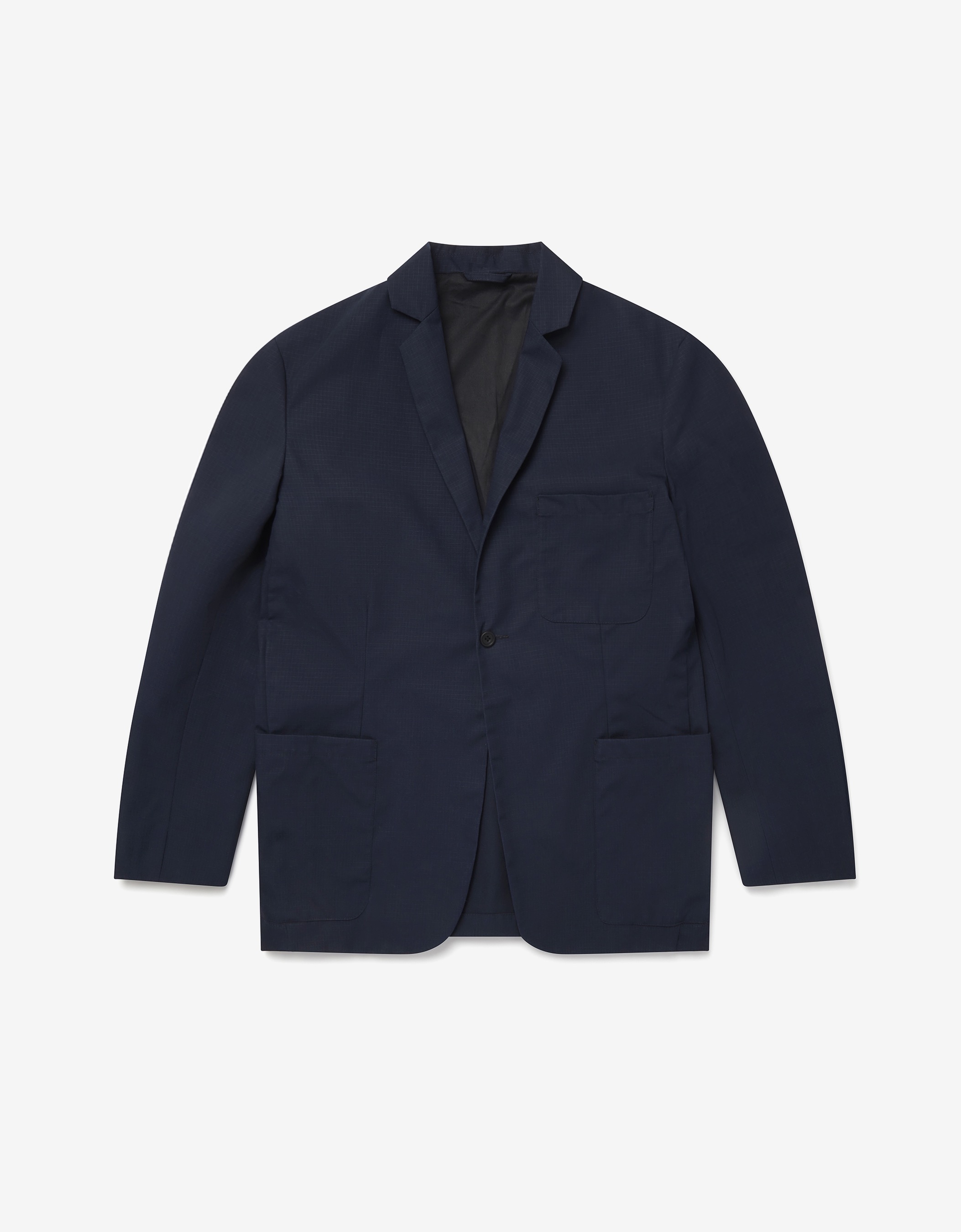 Curtis Navy Patch Pocket Ripstop Jacket - The Power For The People