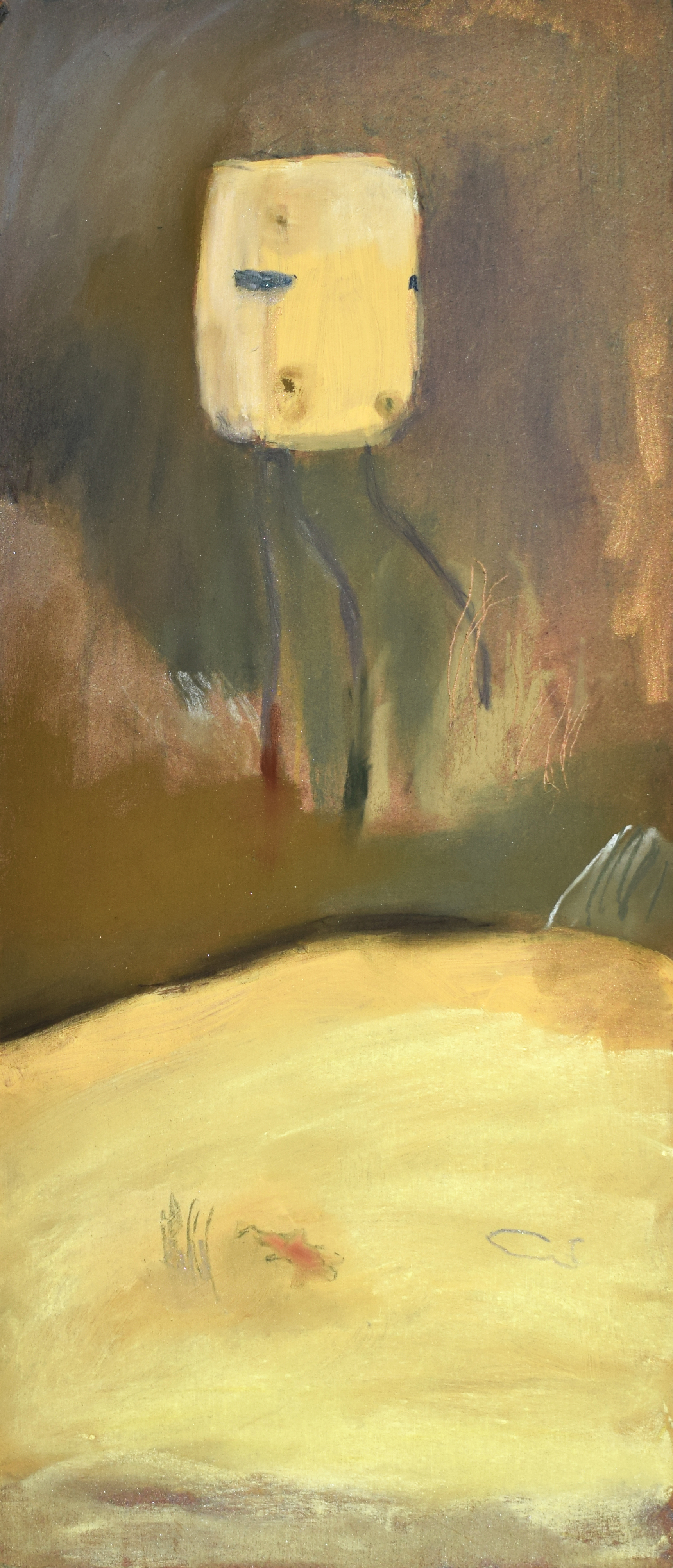 Fishing hole, 25 x 61 cm, 2021