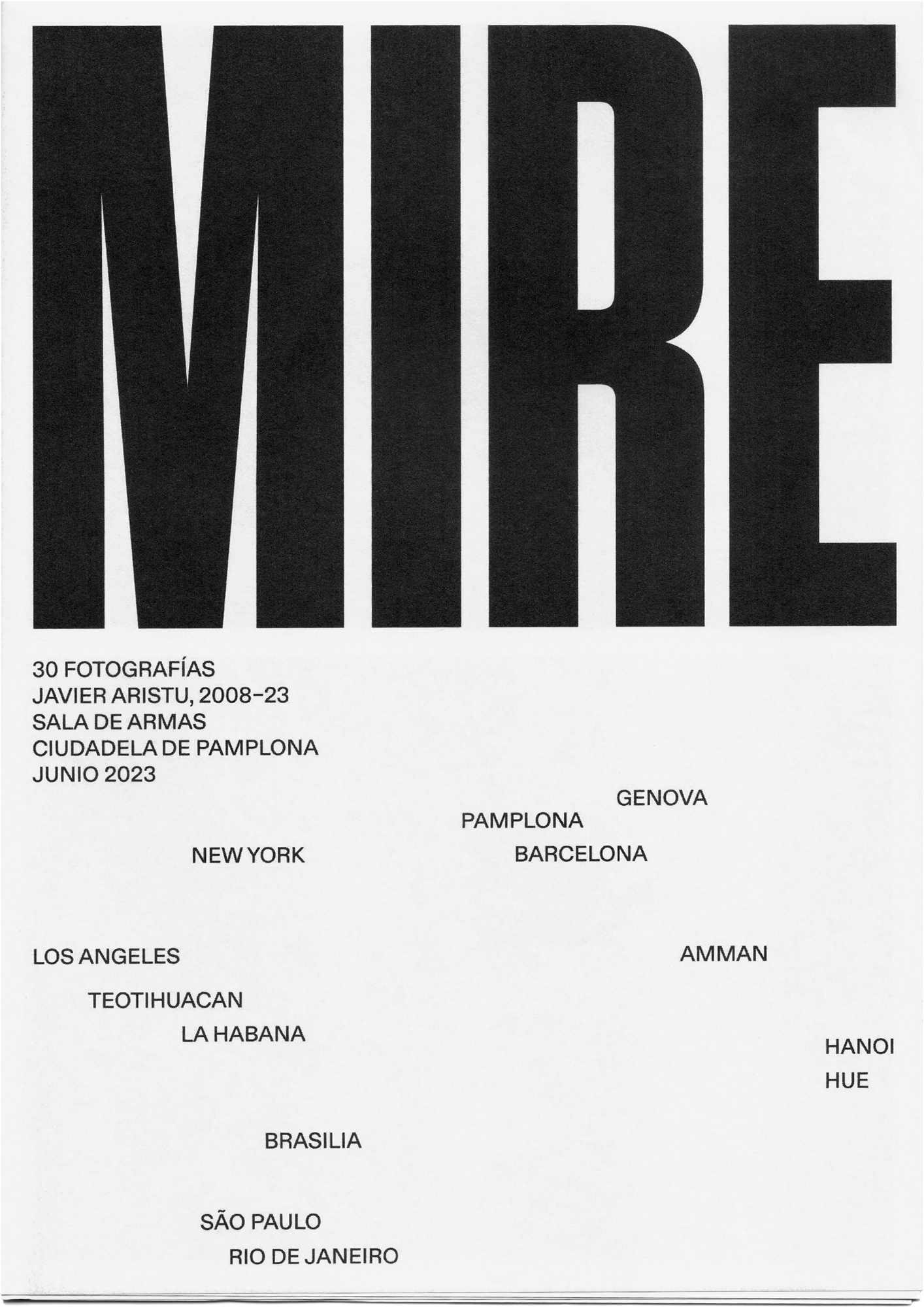 Mire2023Ink on paper15 x 21 cm closed16 pagesEdition of 50 copiesphotography, bw, book,  exhibition