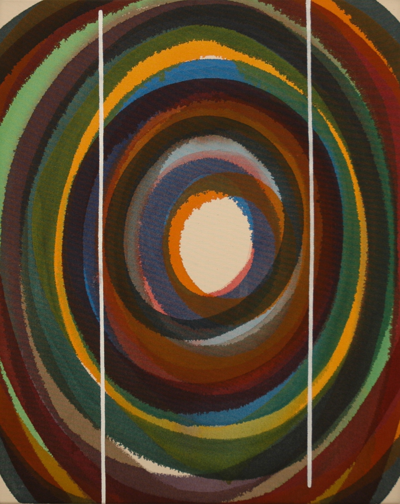 Untitled 2008, acrylic on canvas, 75 x 60 cm