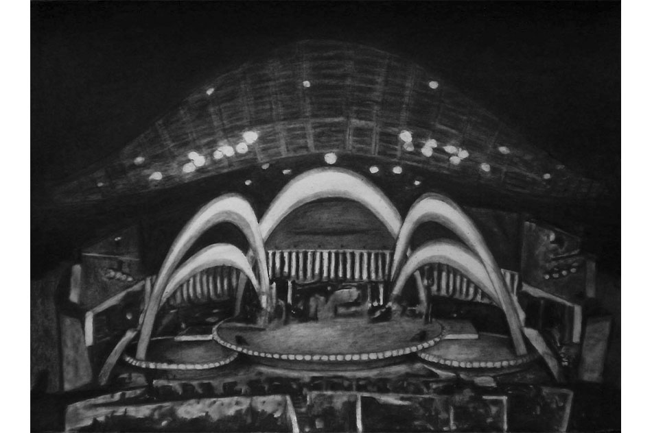 Cristián SilvaSuite Quinta Vergara, 200917 pieces of charcoal on paper90 x 70 cm (each) (detail)