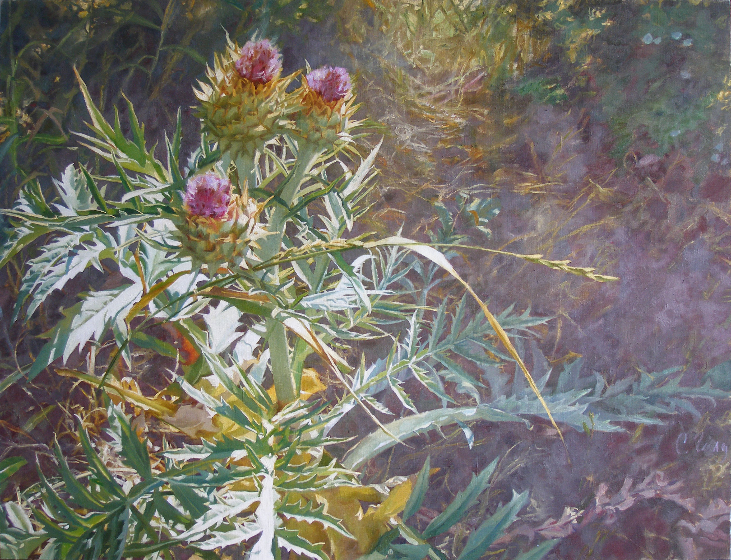 "Thistle", 2012, oil on canvas, 88 x 113 cm
