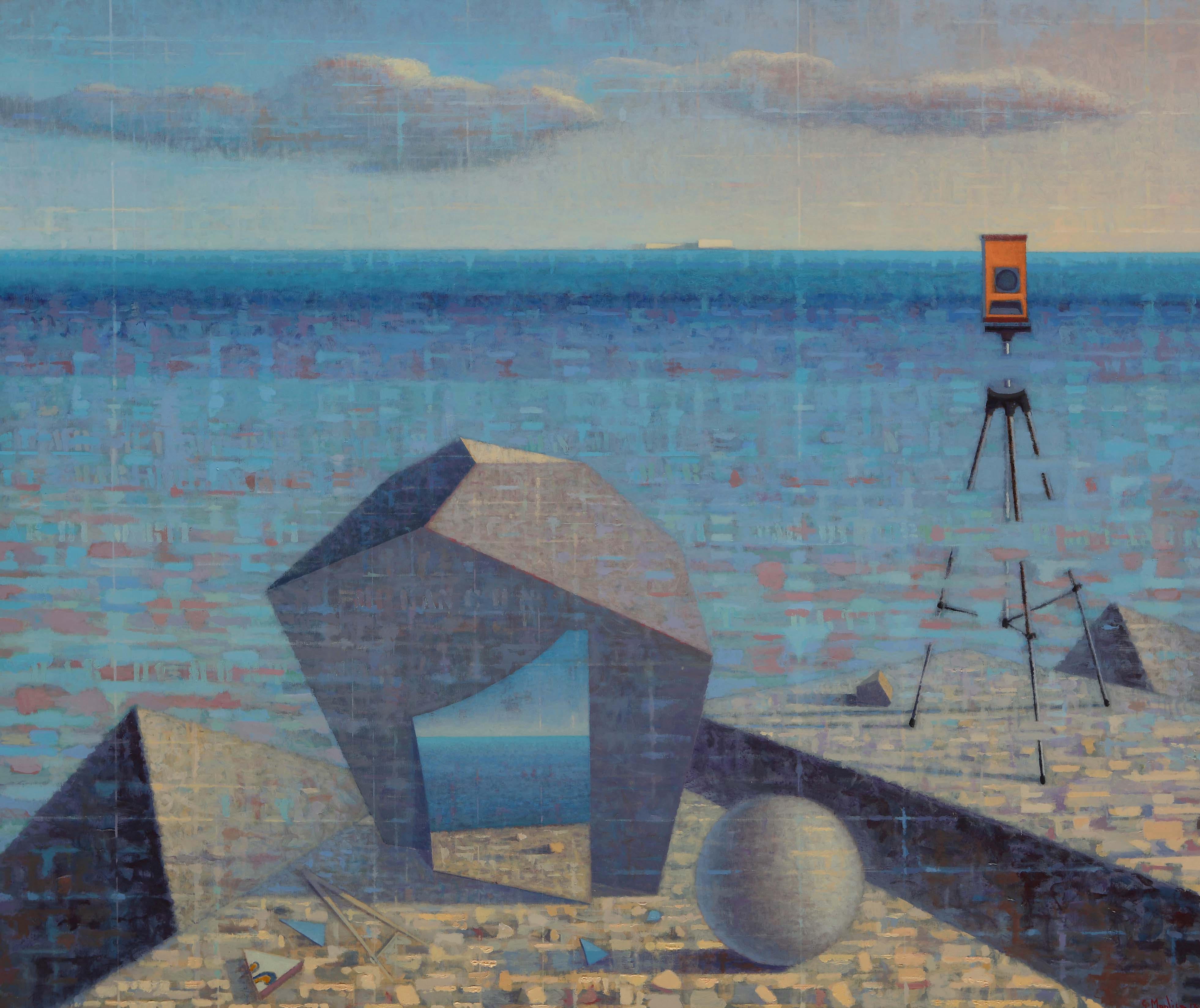 Mar Melanconia, 2013-14, olio su tela, 100 x 120 cm