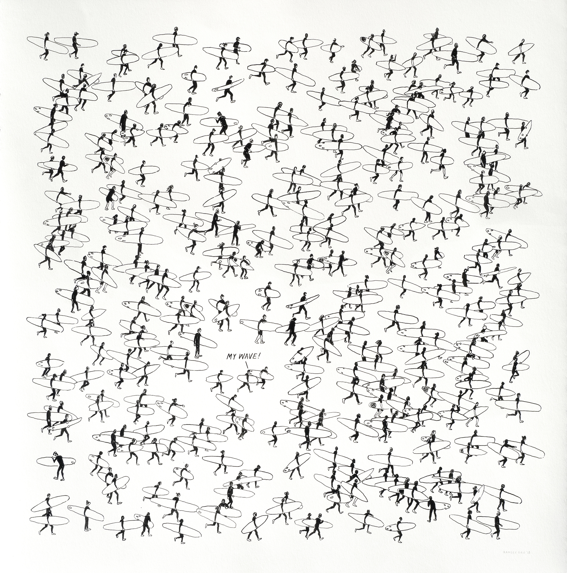 (2013) 22.5" x 22.5"