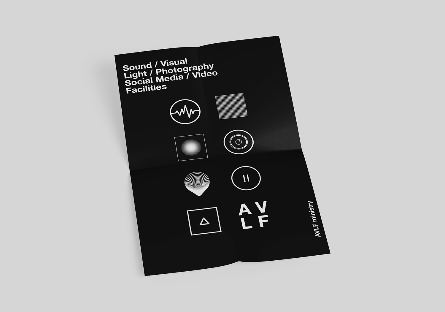 Audio, Visual, Light, Facilities Ministry Identity