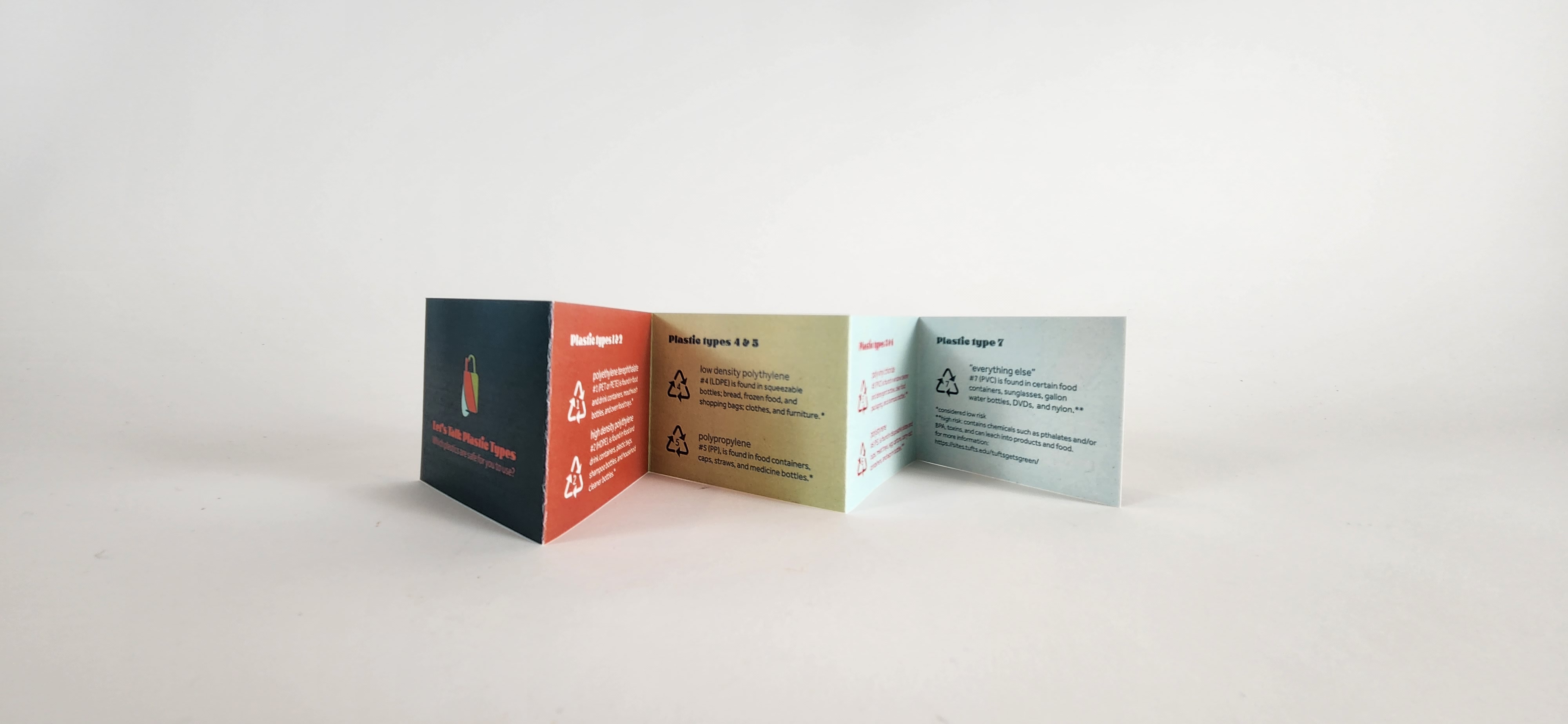 Fold Out CardRecycled Paper, 2023, 2.5&rdquo; x 3&rdquo;