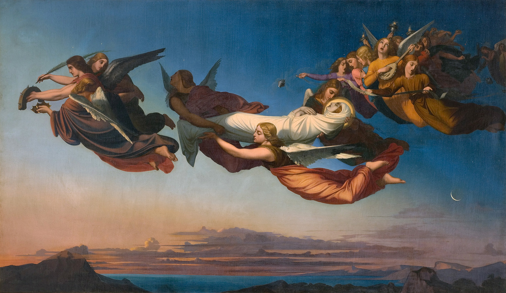 drawed cover of LEHMANN Henri - St Catherine of Alexandria - 1839 - Oil on canvas, 152 x 262 cm