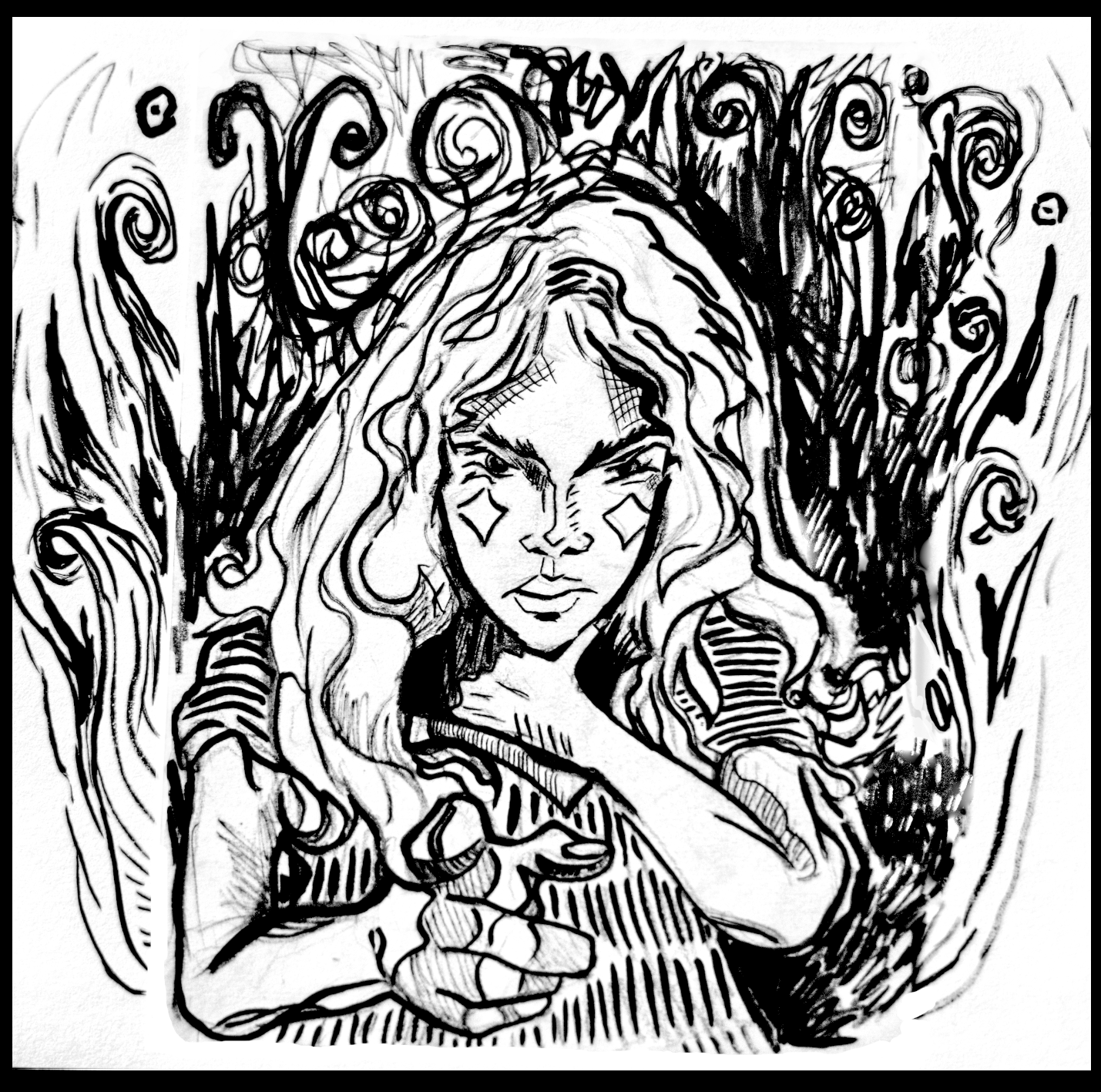 Single artwork for "Vicky V" by Nasty Nesto and the Sadbois