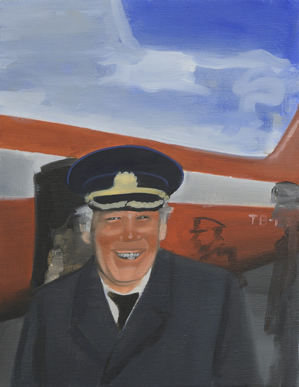 'Checkov's Gun' 2018, Oil on Linen, 36 x 46 cm