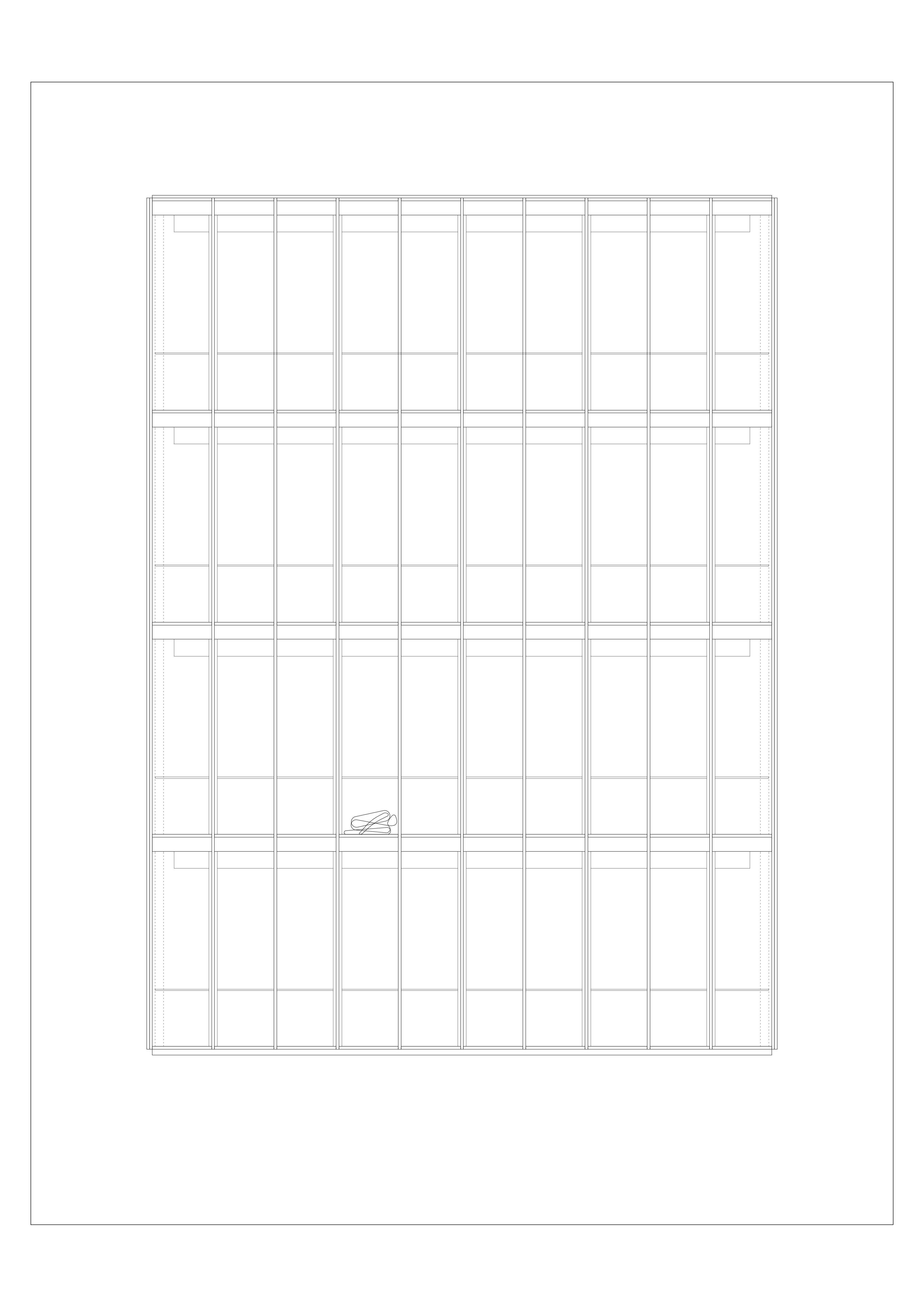 'arquitectura, front elevation', giclee print on paper, 20x30cm