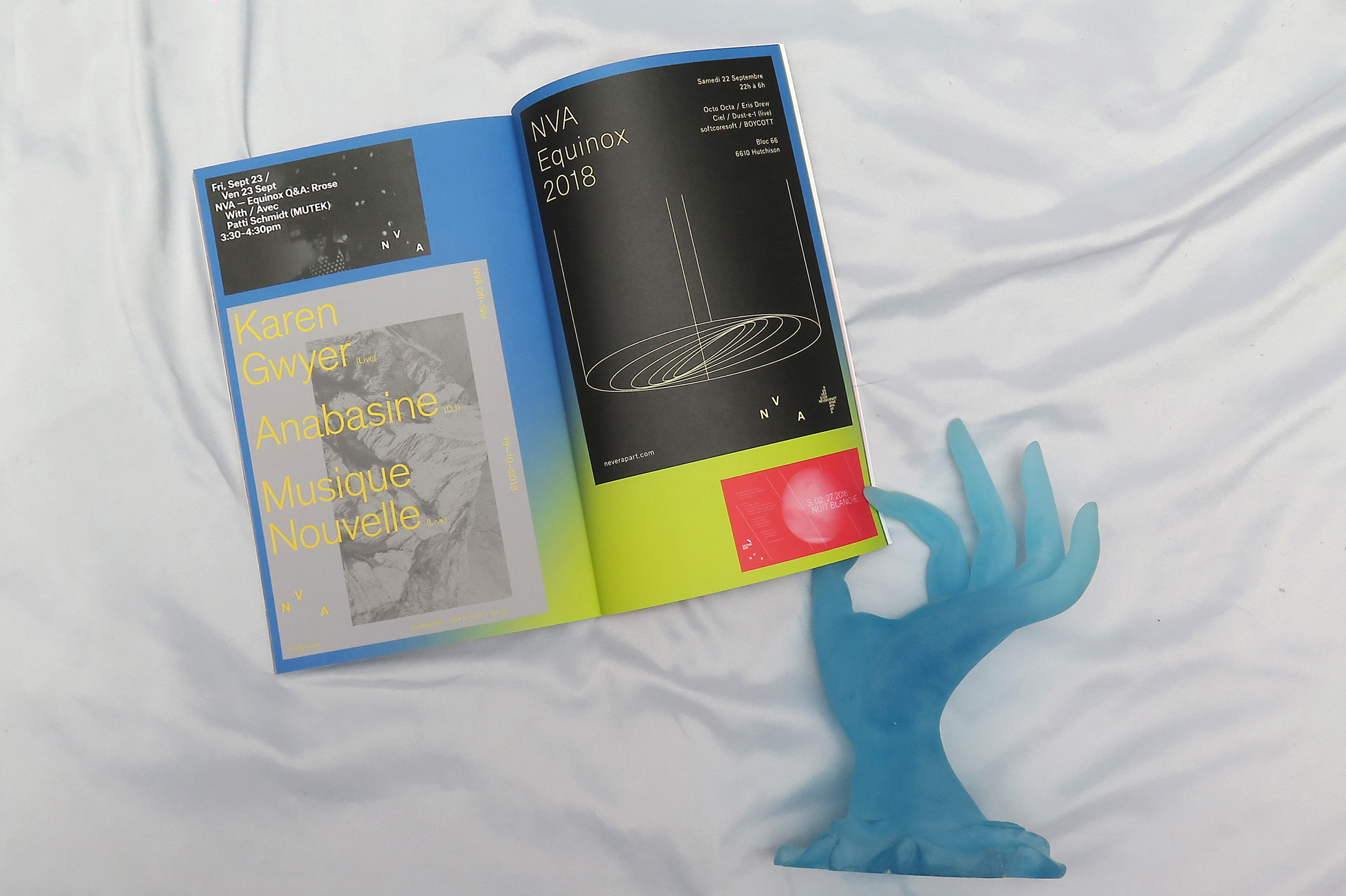 Cover and layout for 5 years of Never Apart.