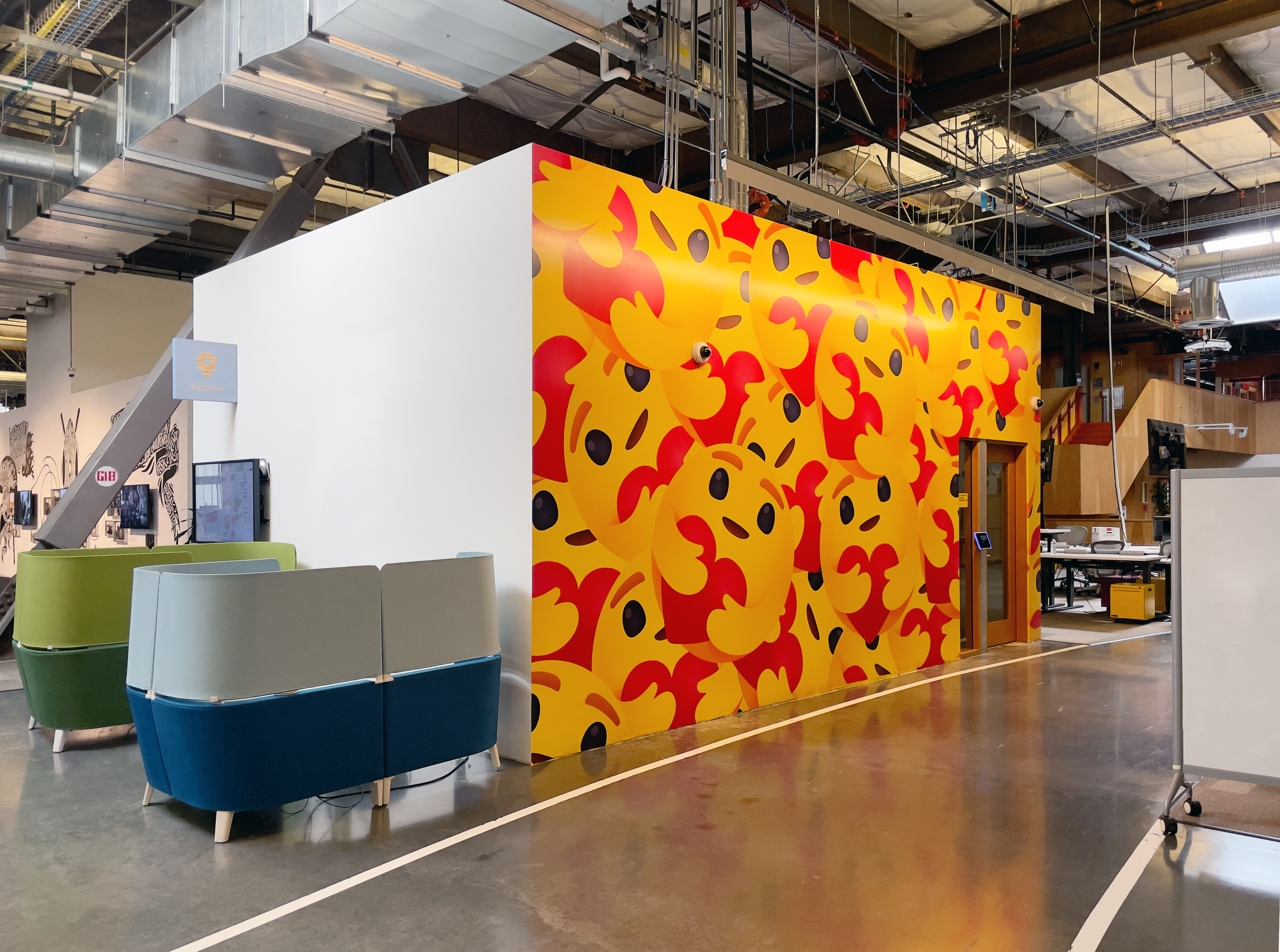 The project included physical activation installations at Meta’s offices around the world