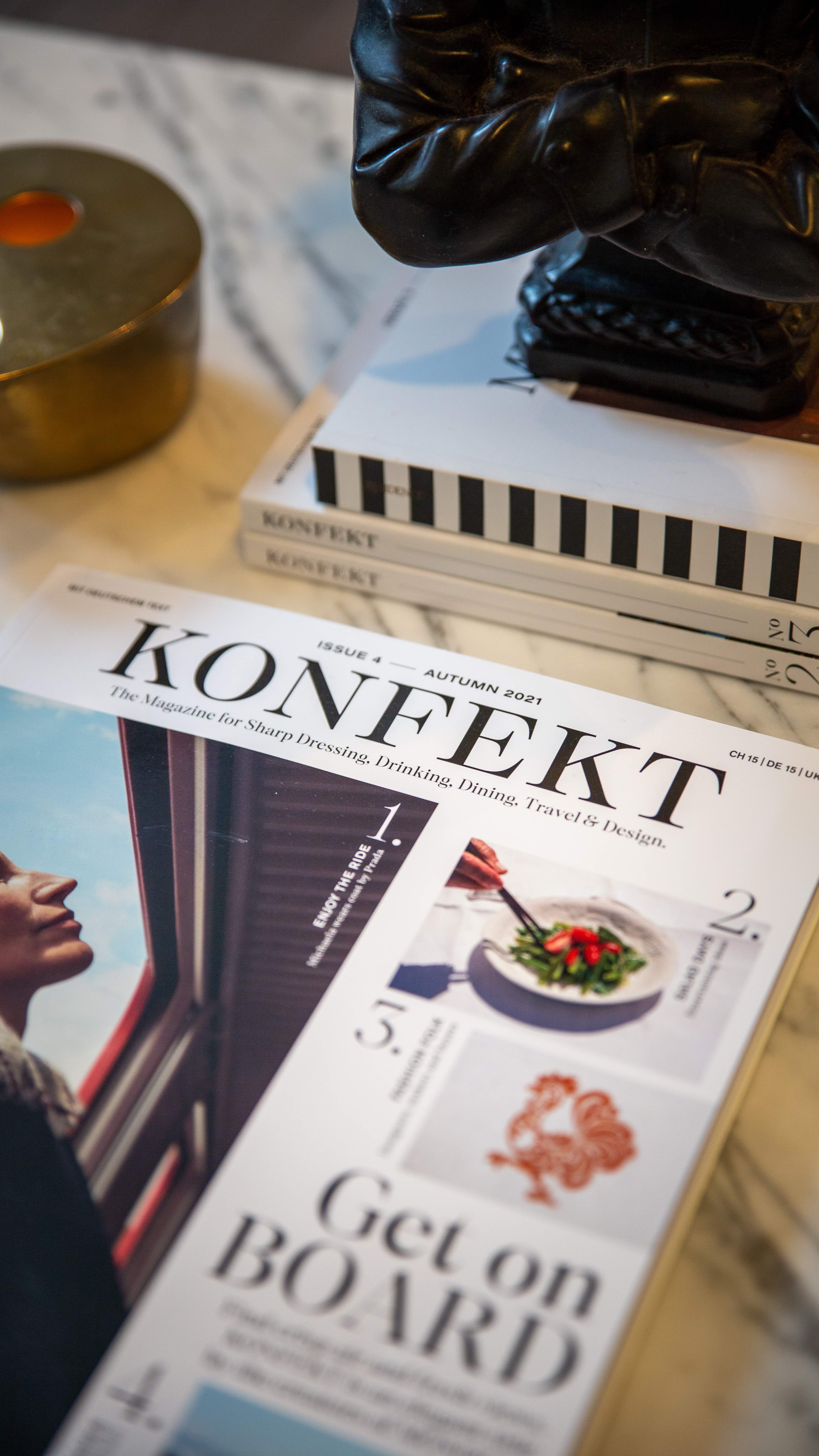 Konfekt — Travel writing