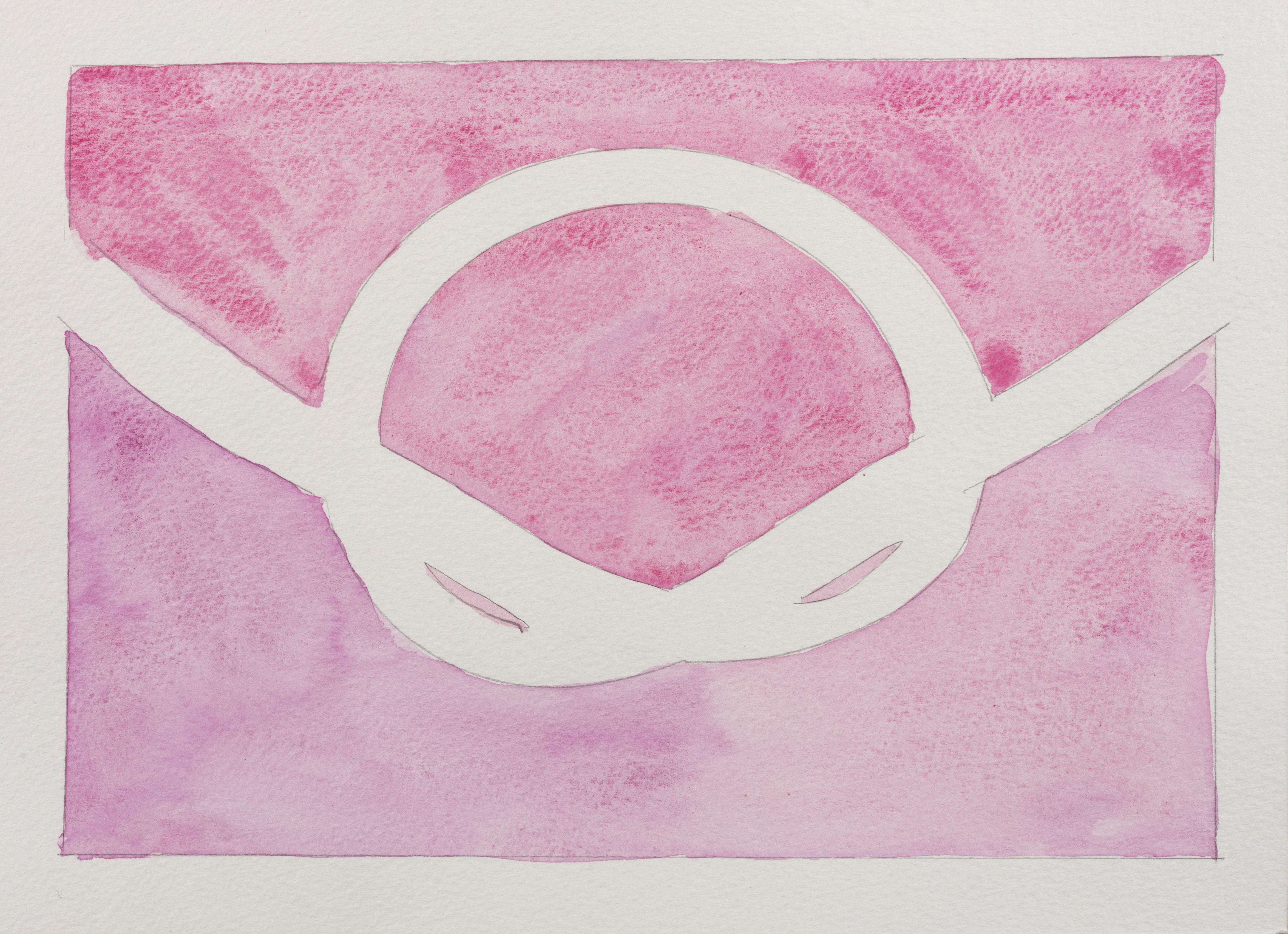 Sin t&iacute;tulo, 2008. Acuarela y l&aacute;piz sobre papel, 18 x 25 cm.