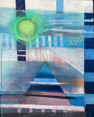 Sabrina Rowan HamiltonGreen moon13cm x 18cmOil on canvas£600 unframed