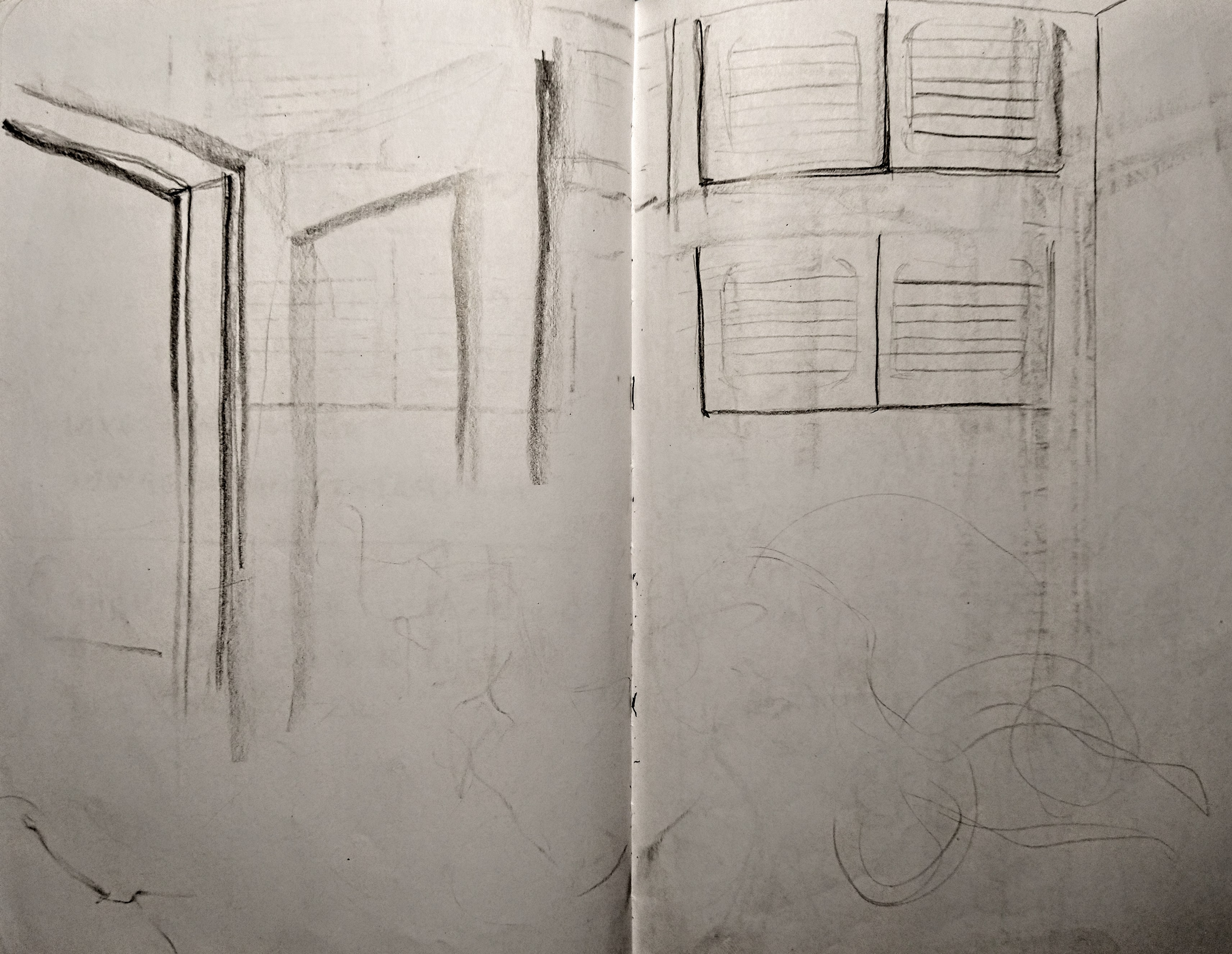 What surrounds the dying 