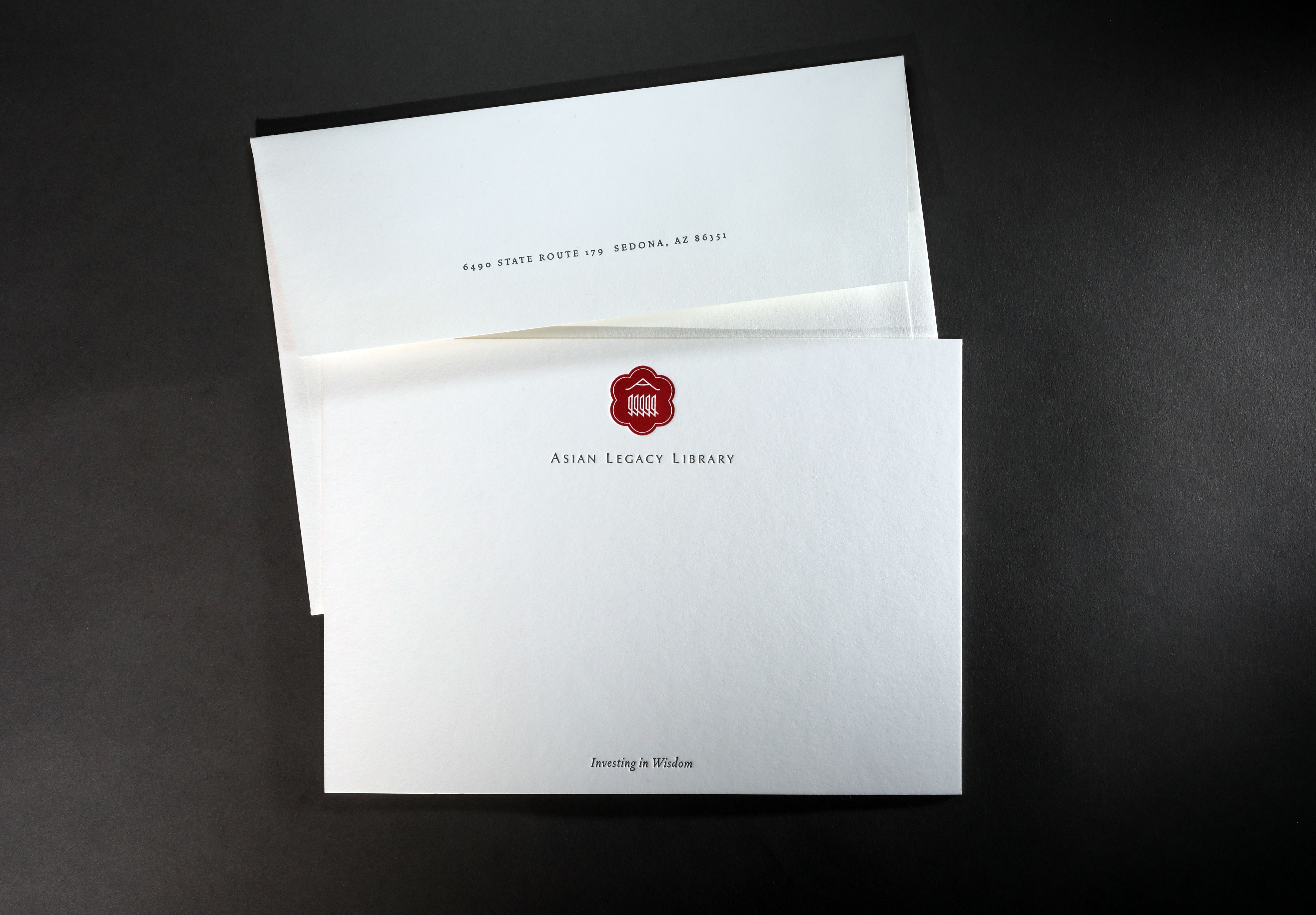 LETTERPRESSAsian Legacy Library notecards