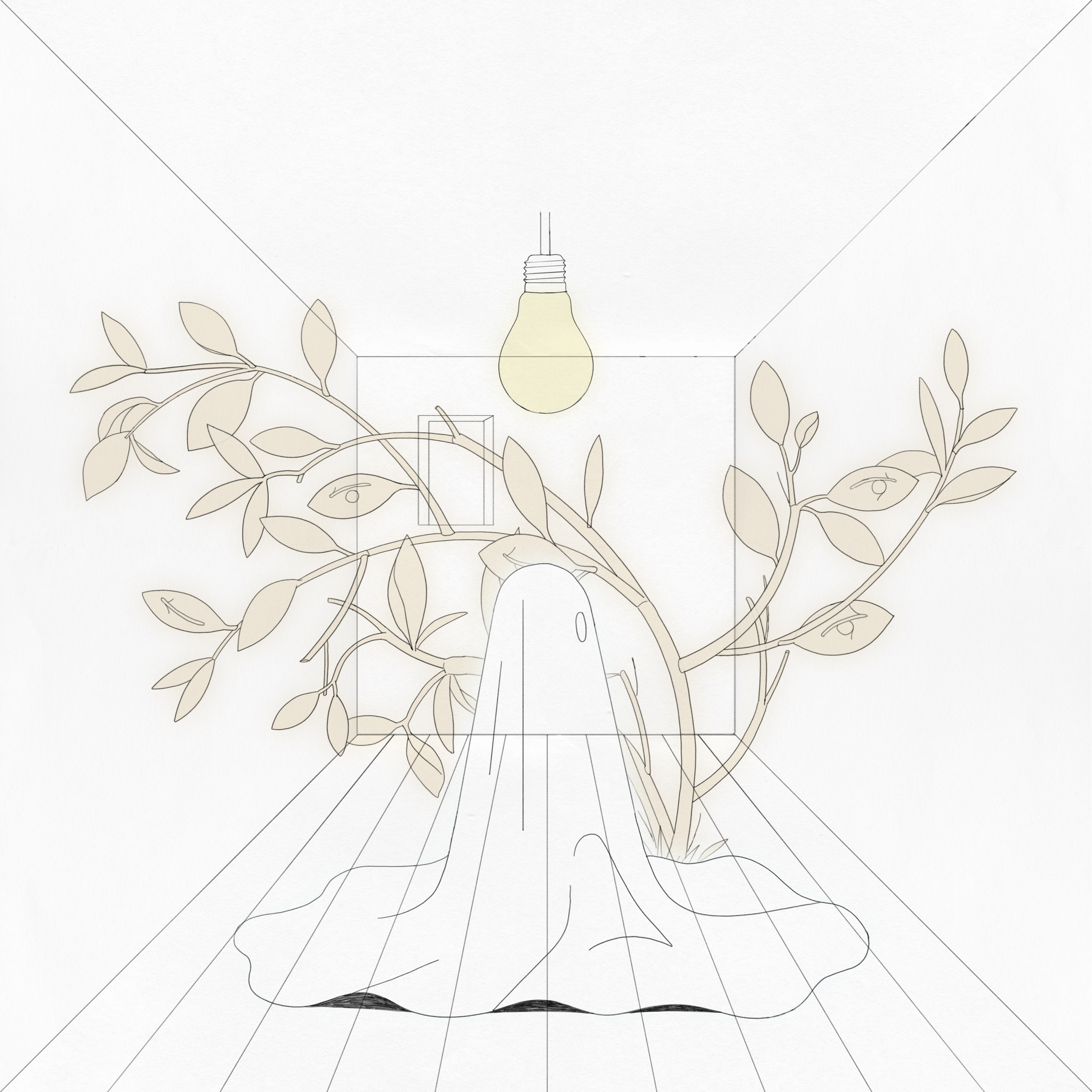 A Home for One: Still image from loop animation installation exhibited at Public Design Festival 2022, South Korea