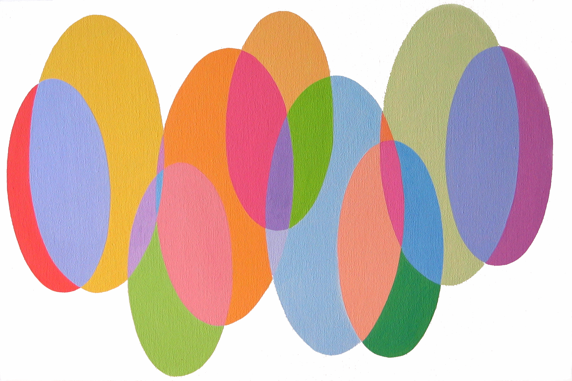 Sin título, 2004. Acrílico sobre tela, 30 x 50 cm.