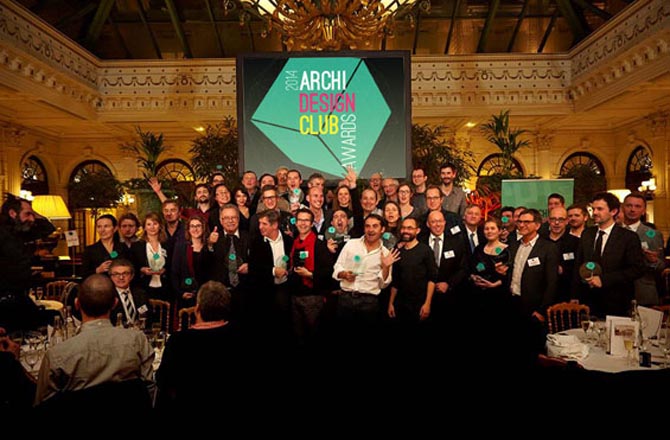 21/02/2014 - DISTINCTIONFRES architectes et KENK architecten remportent les ARCHI-DESIGN-CLUB AWARDS 2014 pour le projet de 23 logements à Béthune dans la catégorie "collectifs 11 à 50 logements"