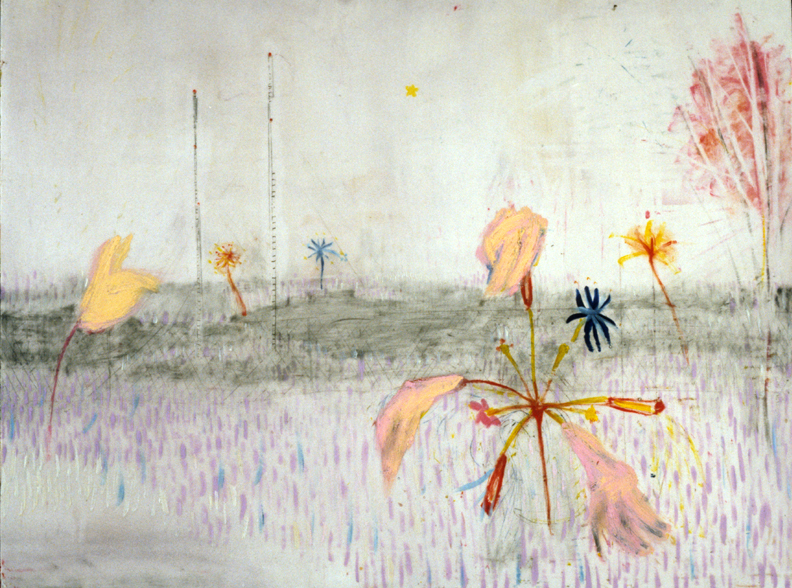 "Outland" oil and wax on board 3 ft. x 5 ft. 2005