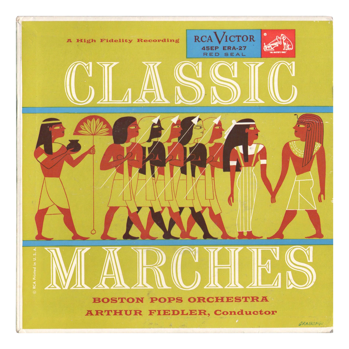 RCA Victor ERA 27 Various Boston Pops Orchestra - Arthur Fiedler Design: Abner Graboff (credited)