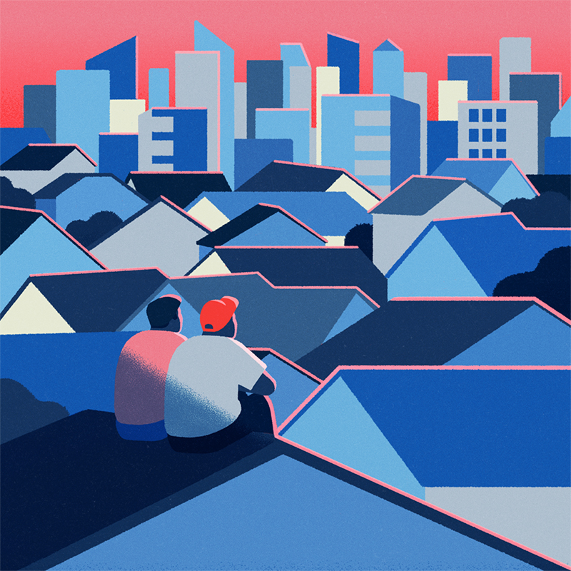 Seattle Central District Illustration María Hergueta