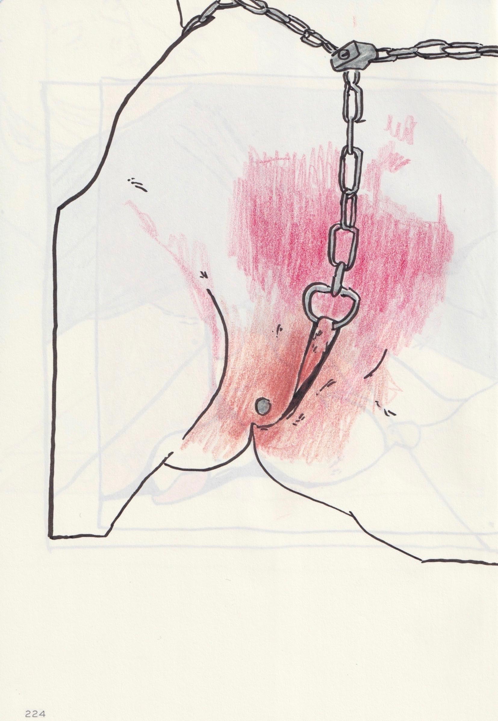 Untitled 90, 14.5x21cm, mixed media