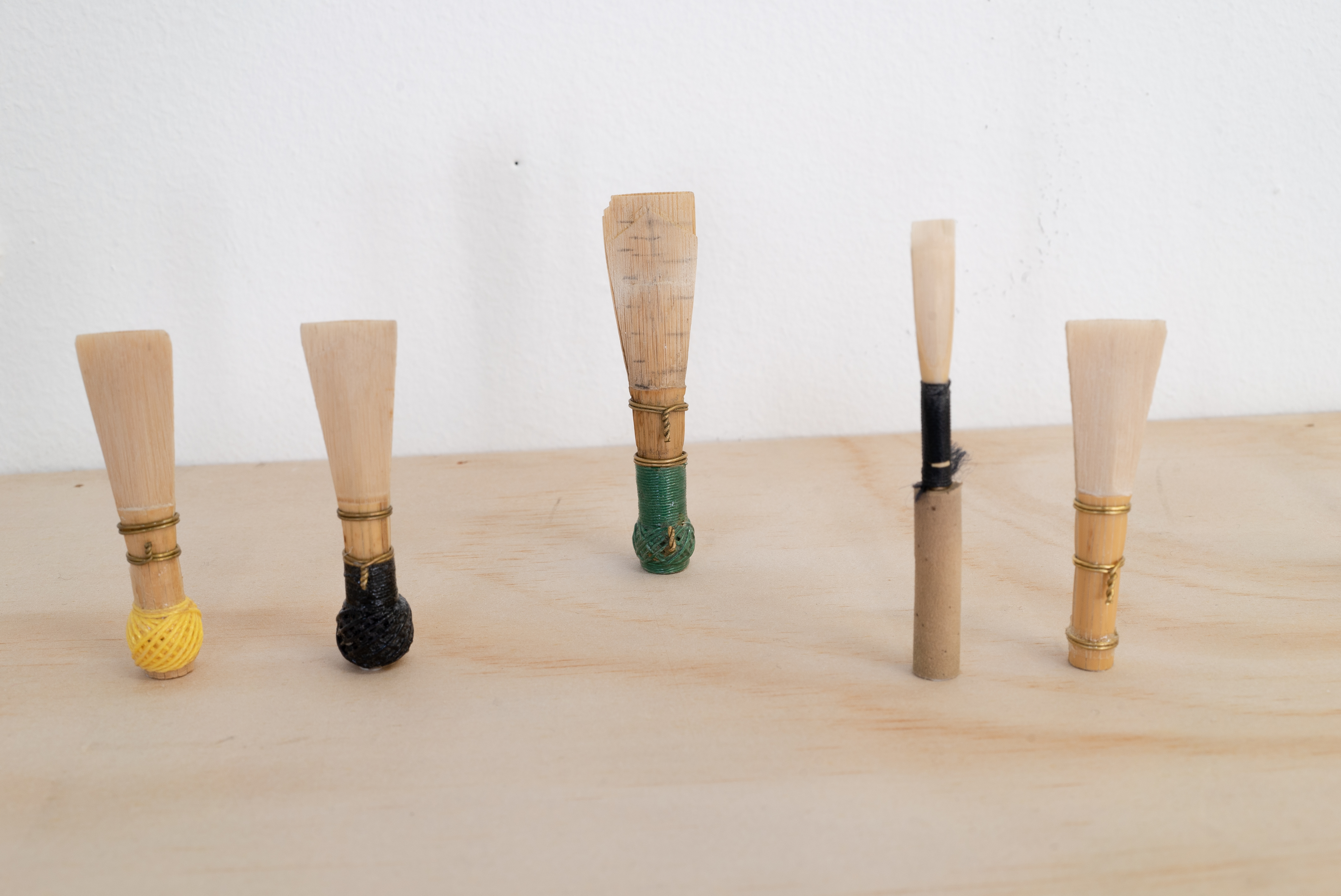 Damian Montano & members of Los Angeles Chamber Orchestra. Bassoon and oboe reeds. 2024.