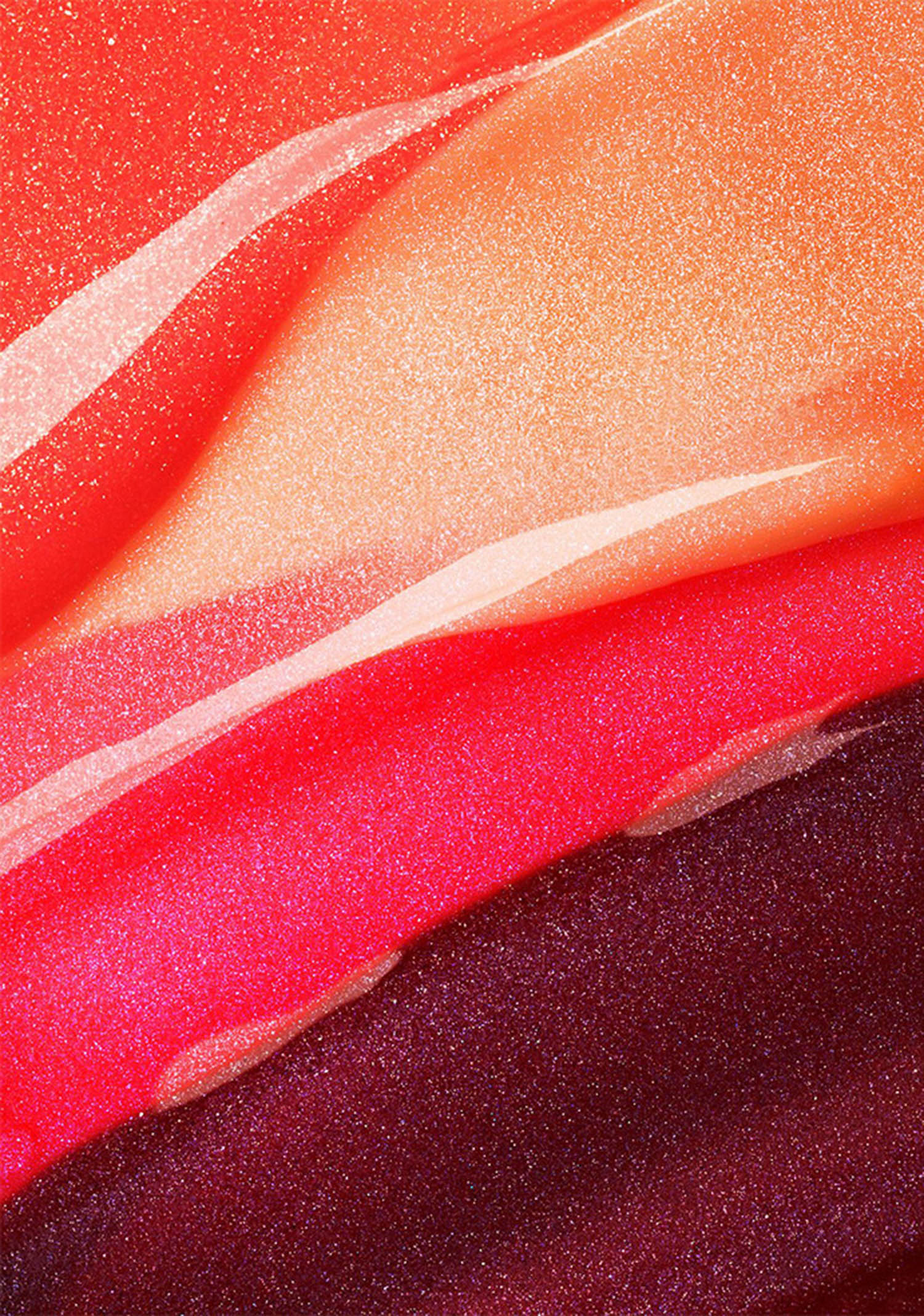 Photography agency KMA / King Management Agency stylist Sara Wacksman combines metallic lip-glosses for macro texture shot. 