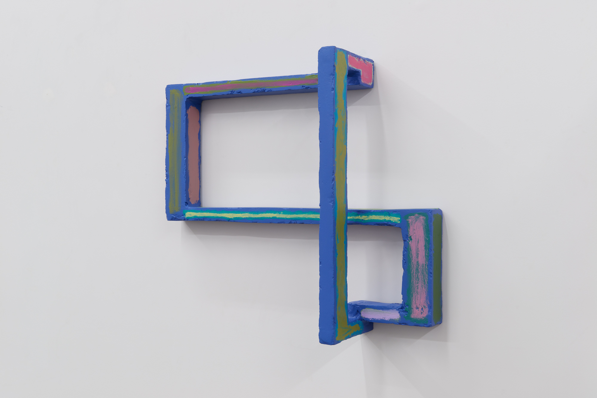 Utterance 8, 2019Mild steel, stucco, acrylic paint20 &sup1;&frasl;₄" x 23 &sup1;&frasl;₂" x 6 &sup1;&frasl;₄"