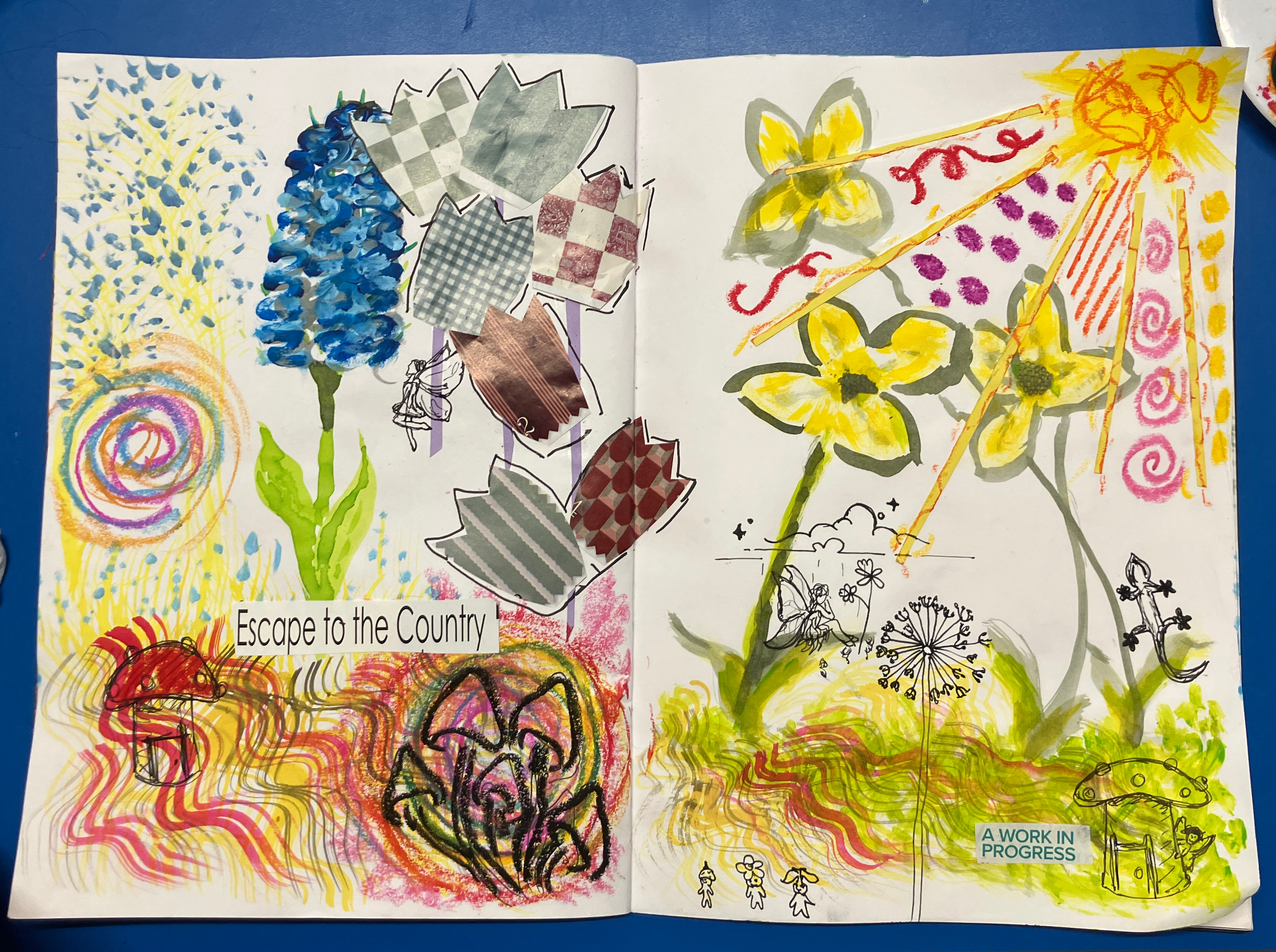 Lydia Tabusa - art journalling - week 7