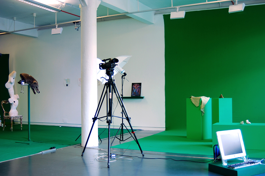 Installation view.
