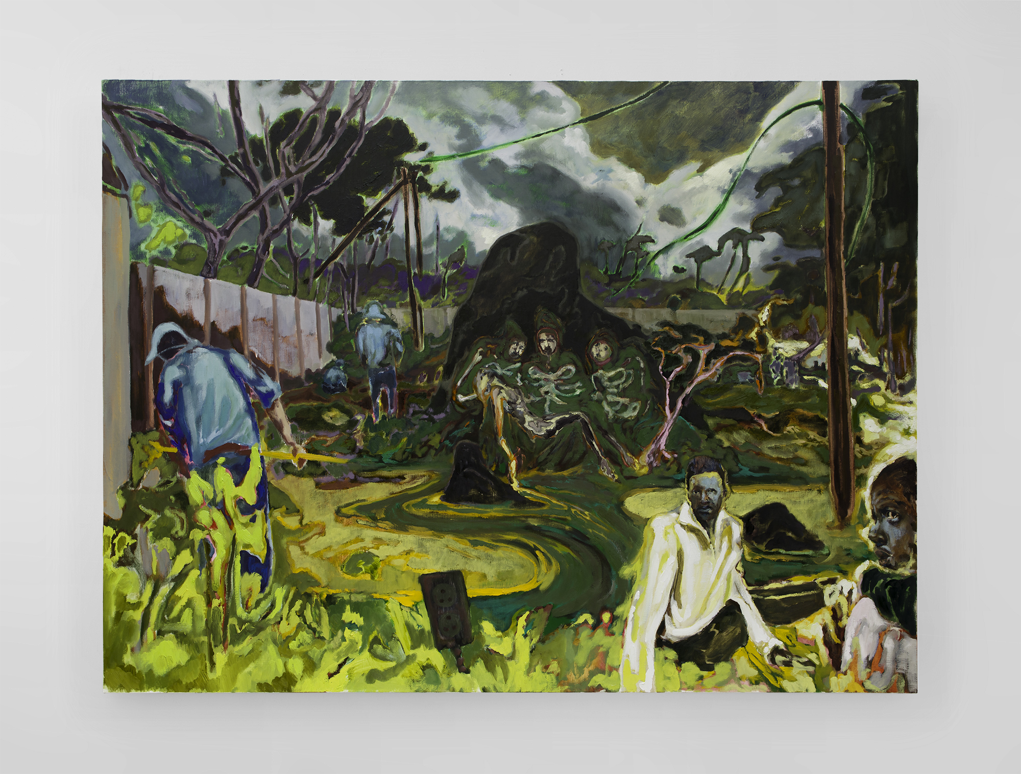 Agony in the Garden of Gale, 2023, oil on linen, 150 x 200 cm