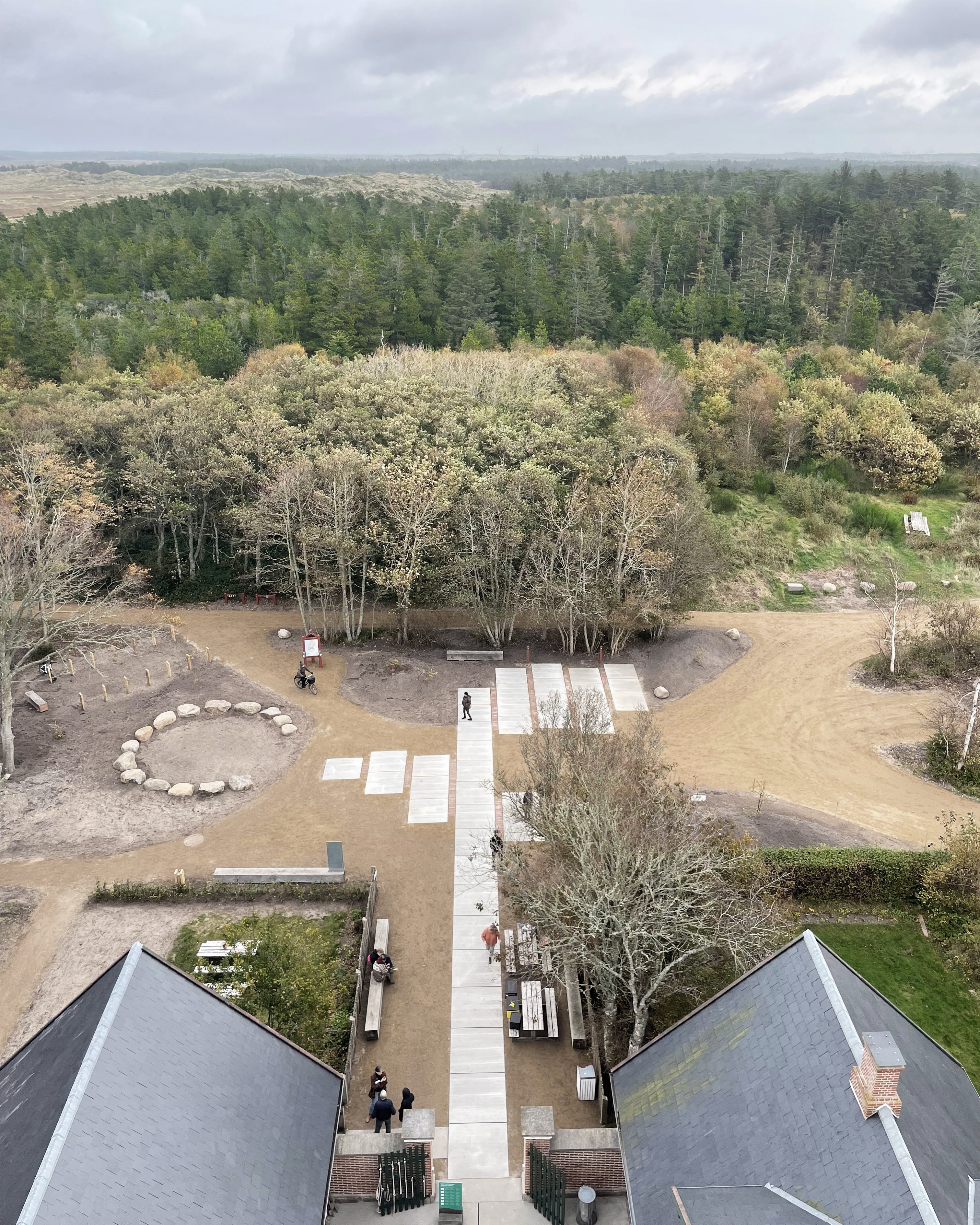 Den nye ankomstplads