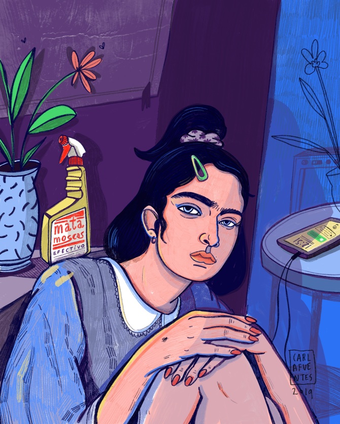 Matamoscas efectivo. Digital work. 2019