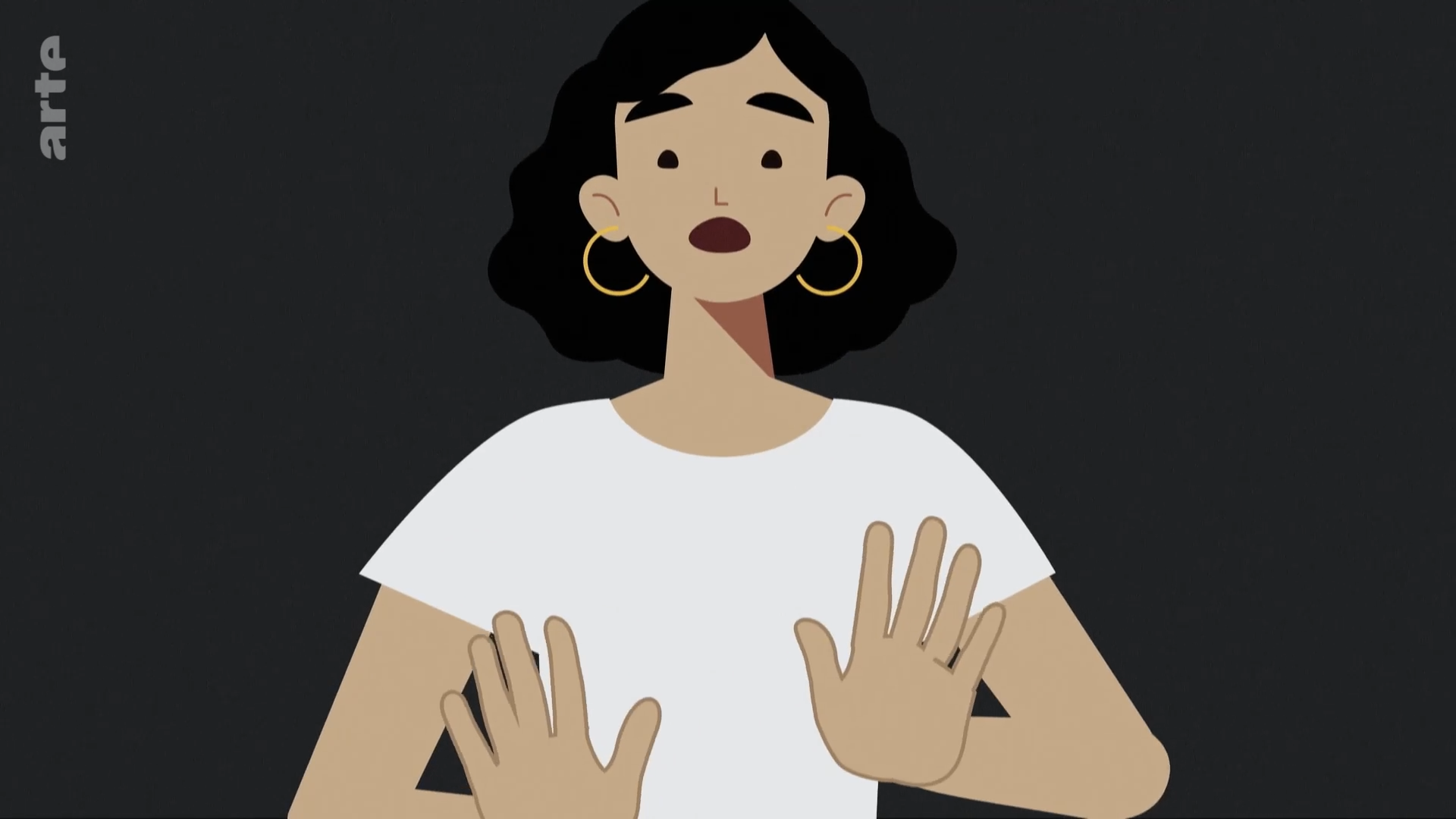 Animated characters scene from Documentary Im Reich der Hormone