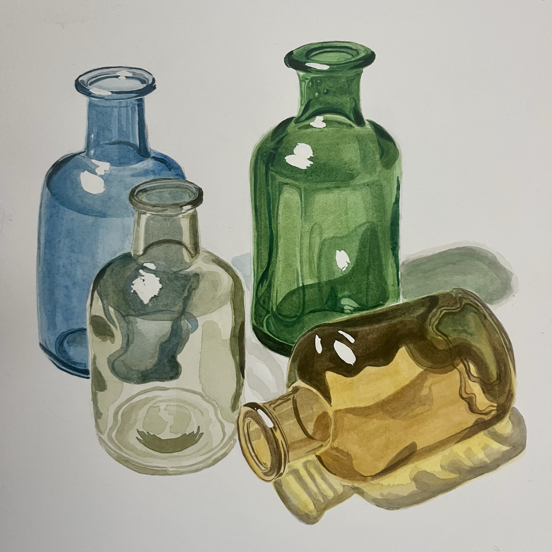 Glassware still life