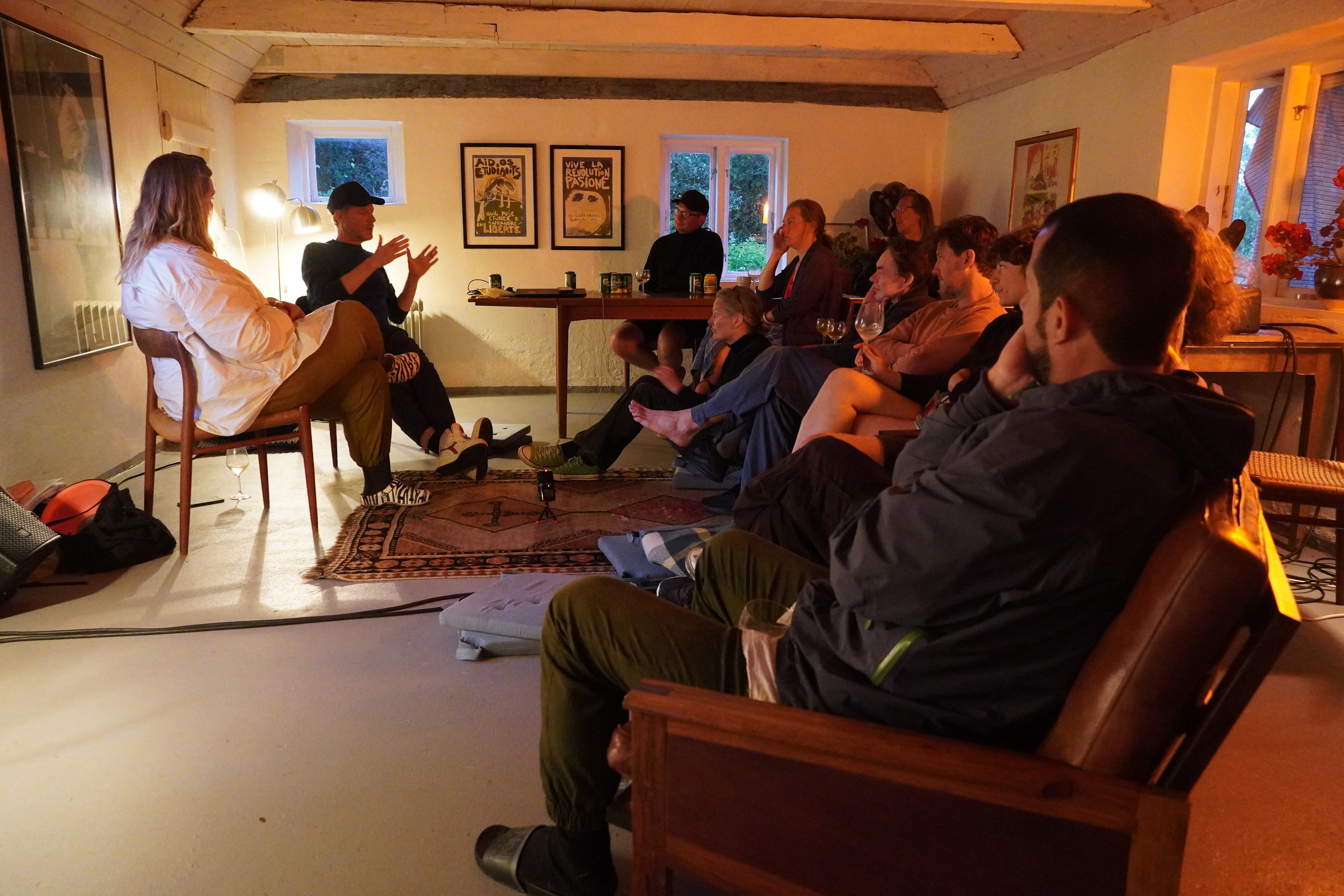 Documentation of Summer School "Learning Through the Soles of our Feet" by Jubilee, f.eks. & Skal Contemporary, Læsø, 2022 (photocredit: Noah Holtegaard)
