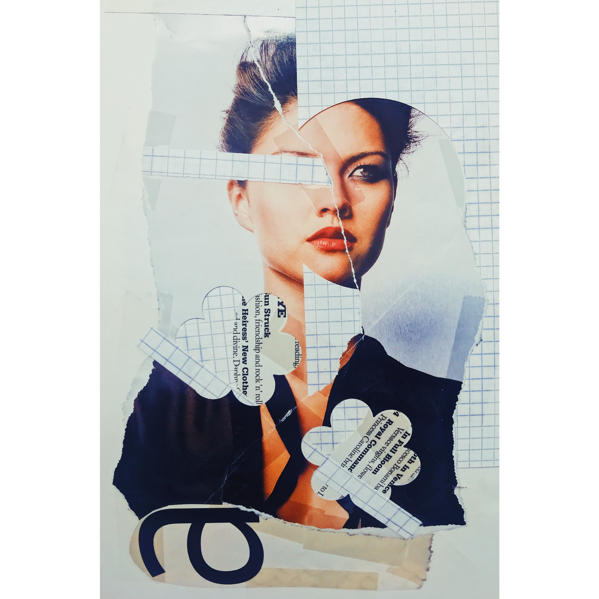 c. 2002, collage on paper