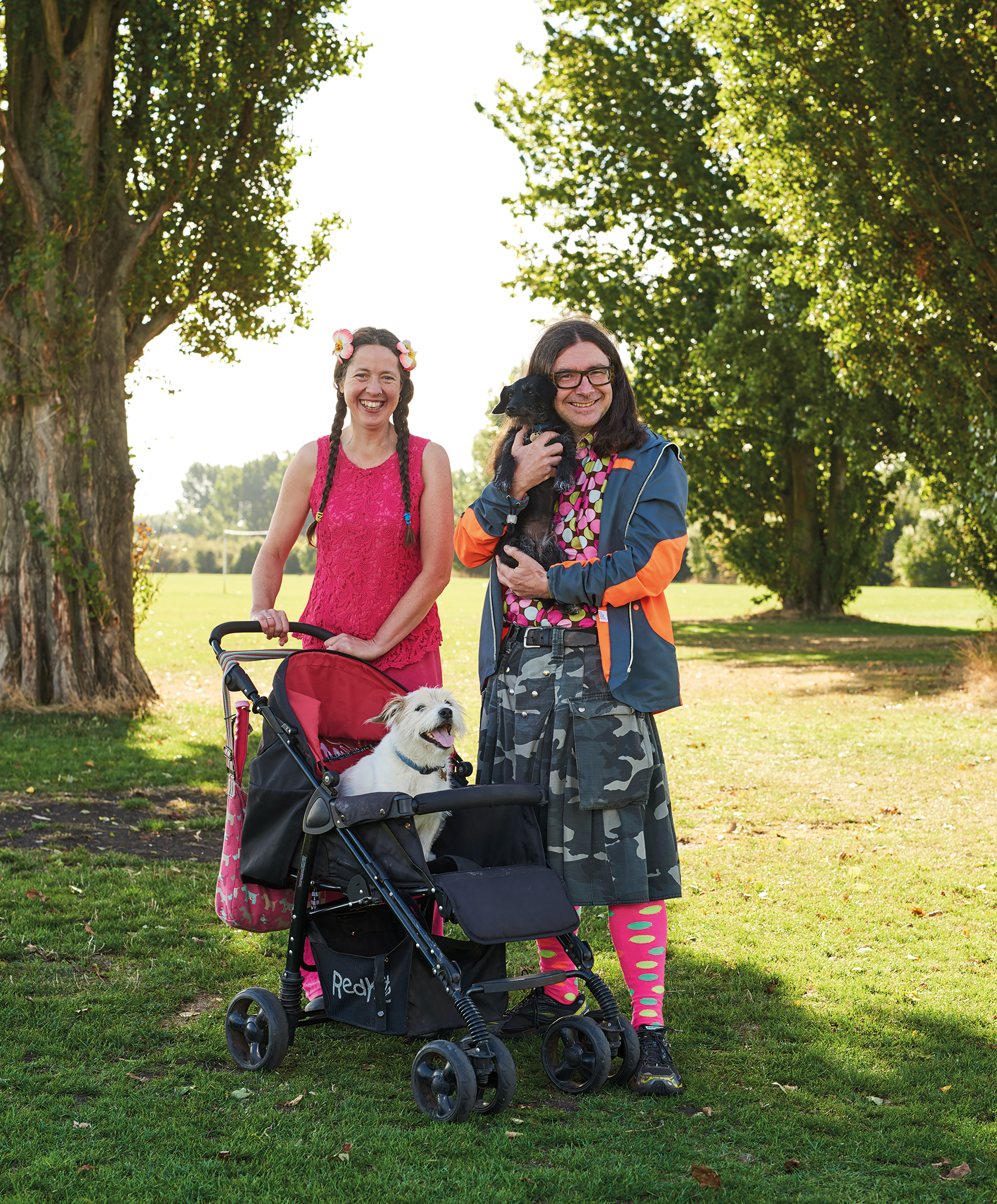 Dogwalkers, Hackney Marshes, September 2016
