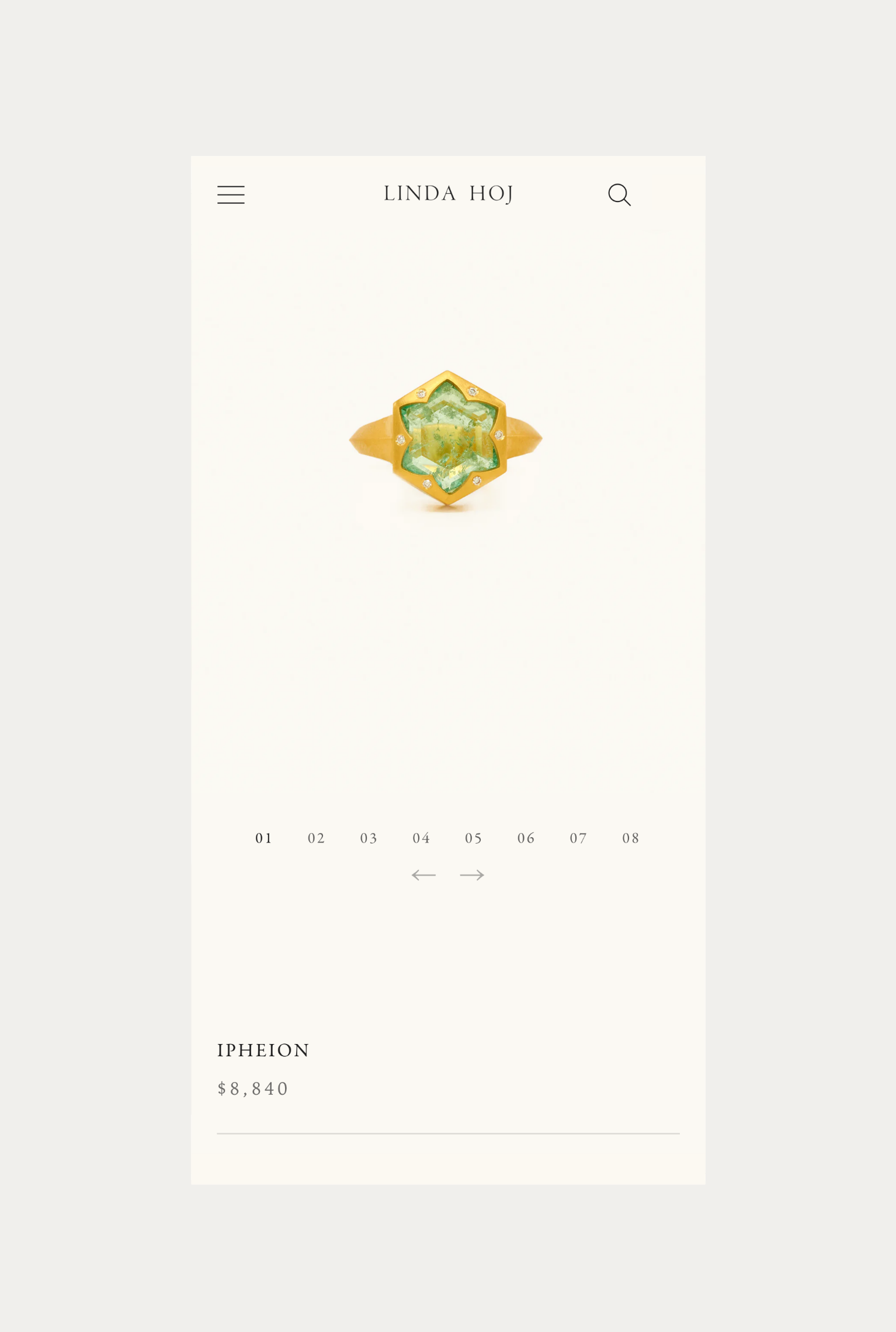 10.5 Product Page, Mobile