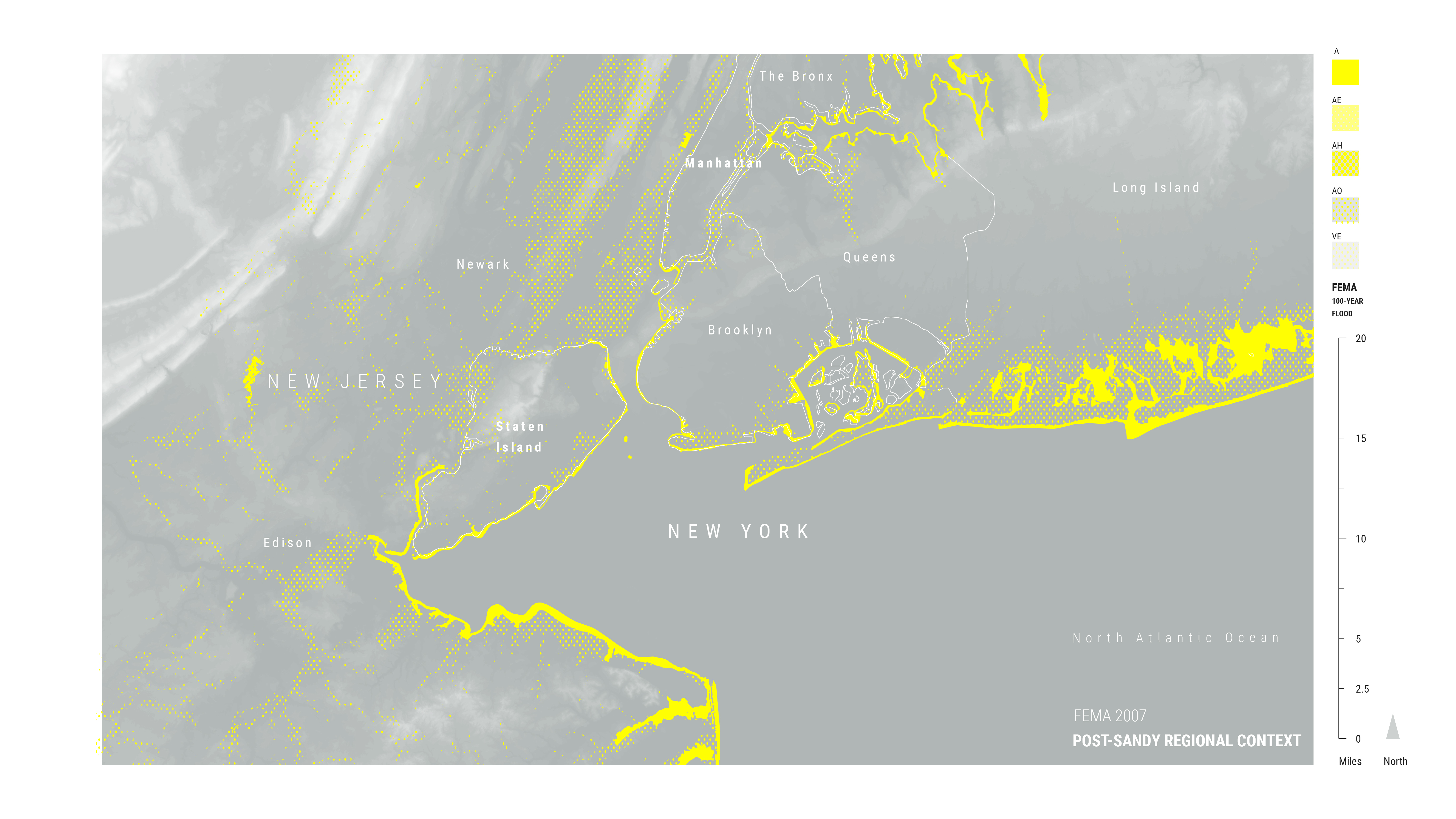 FEMA flood maps pre-sandy were based on modeling technology from the 1980’s which misrepresented the risk of inundation along to coast.