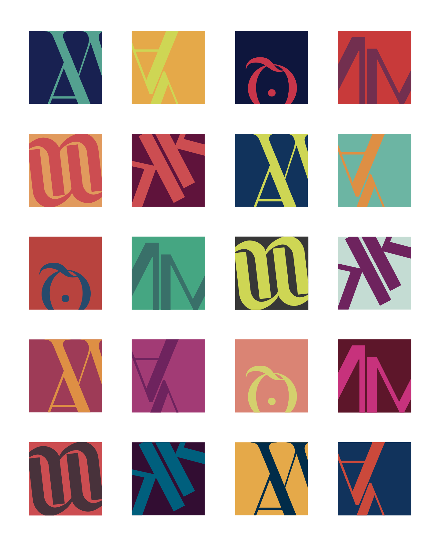 Letter form exploration.