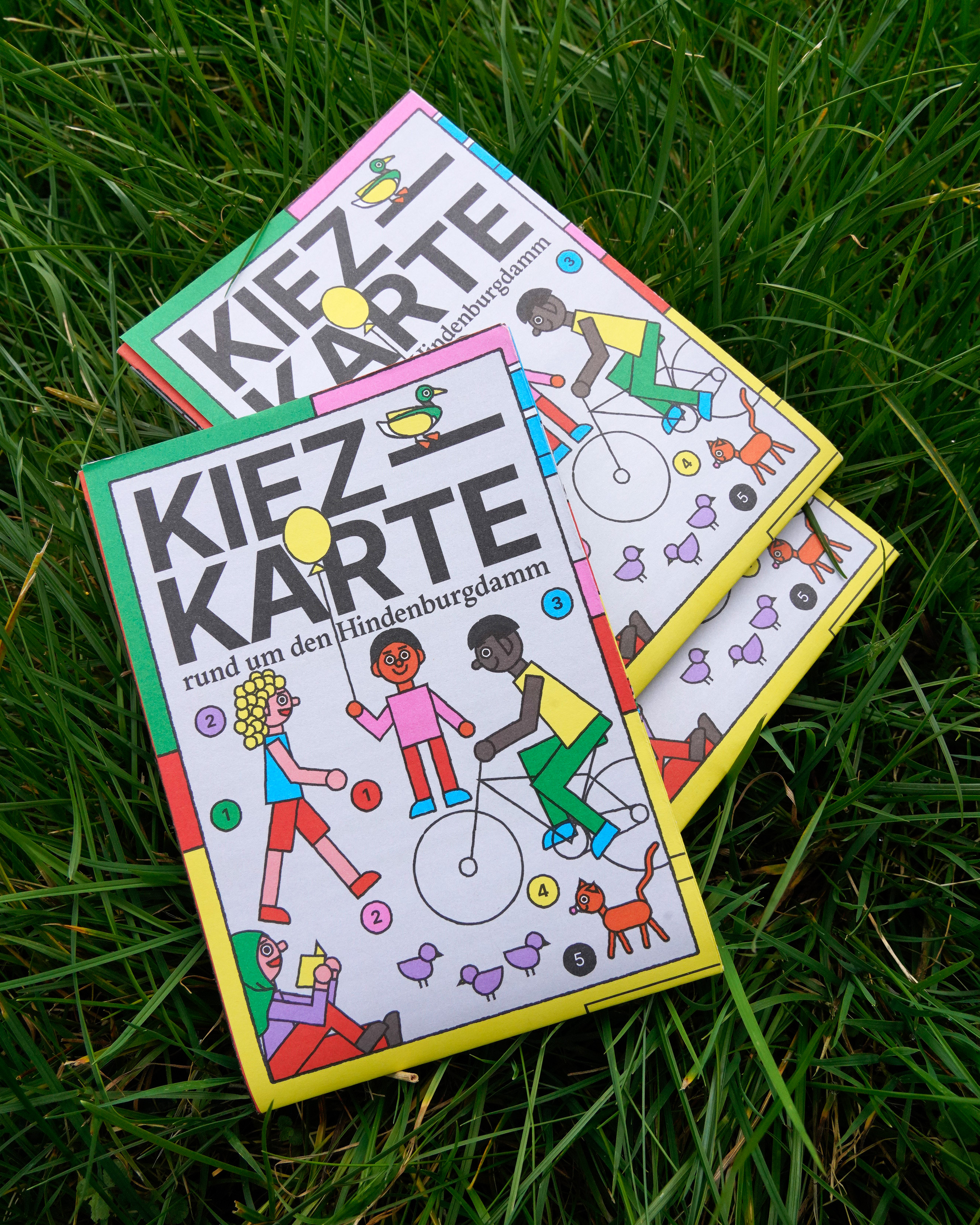 Neighborhood Map and big Illustration for BENN Hindenburgdamm