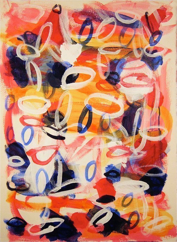 Paper 2013acrylic/paper  22x30”