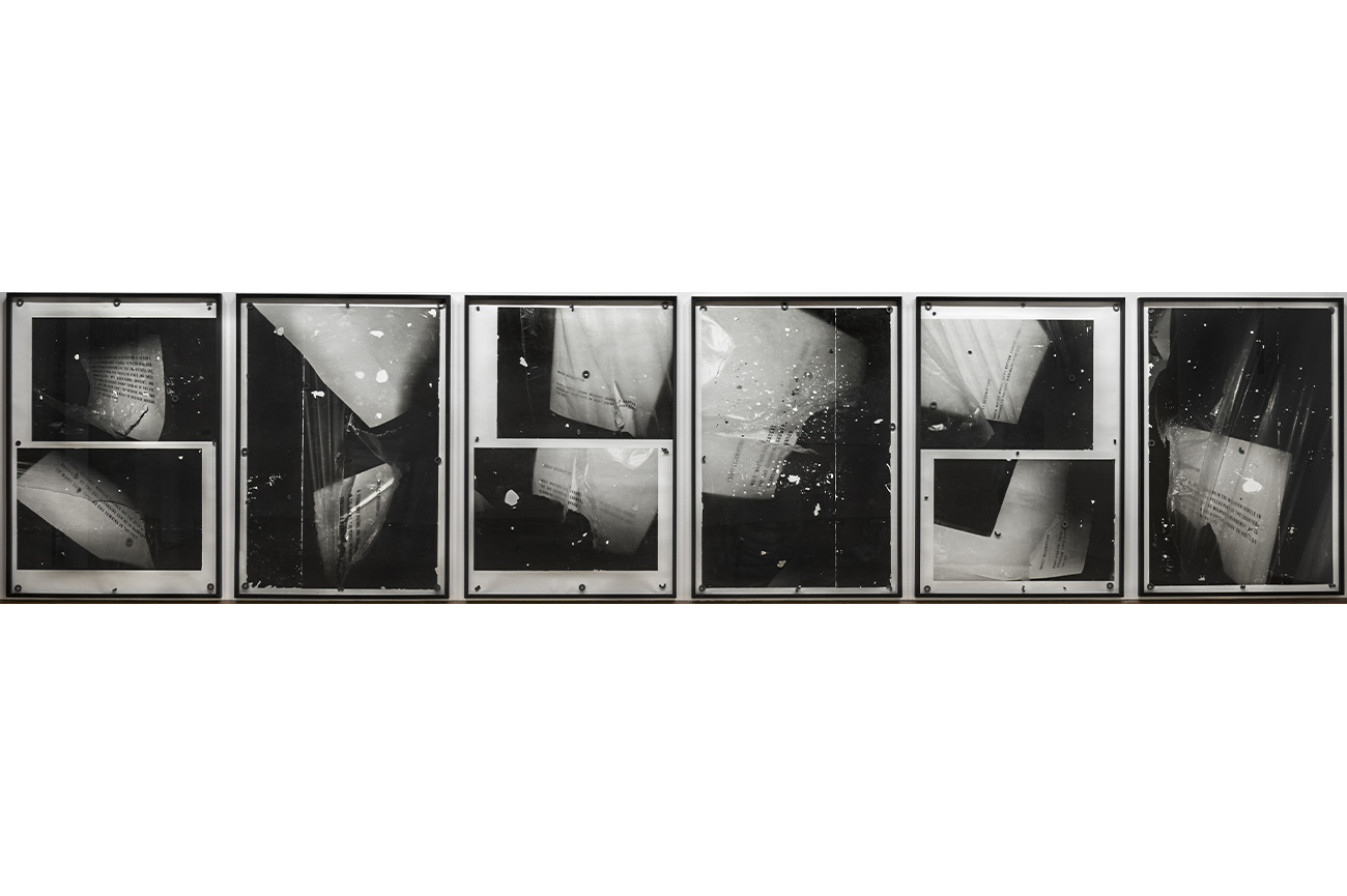 Nicolás FrancoEyes Search, 20146 archival quality pigment ink printing, acrylic resins, acrylic paint and isopropyl on paper220 x 152 cm (each)