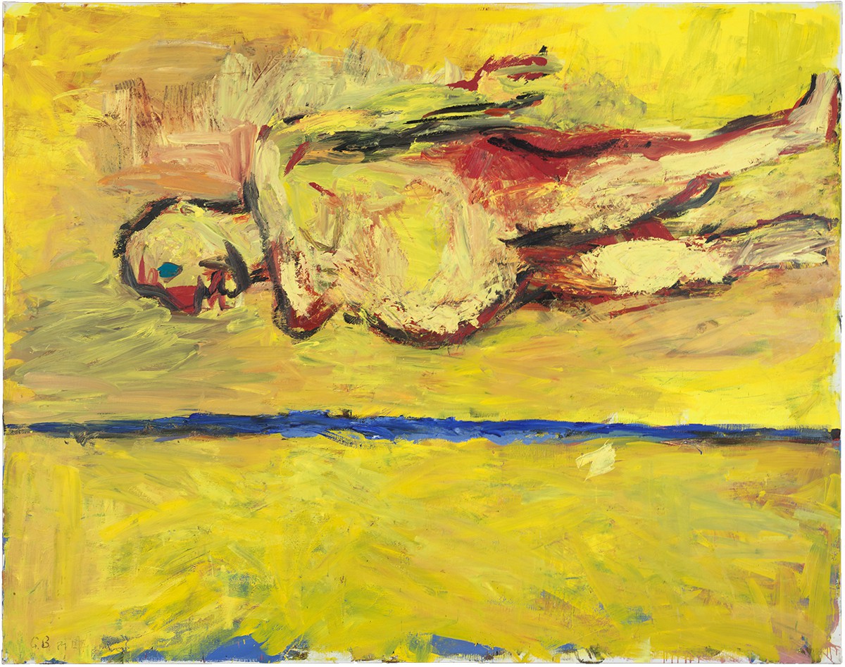 Georg Baselitz, Frau am Strand (Woman on the Beach), 1981 © Georg Baselitz 2018