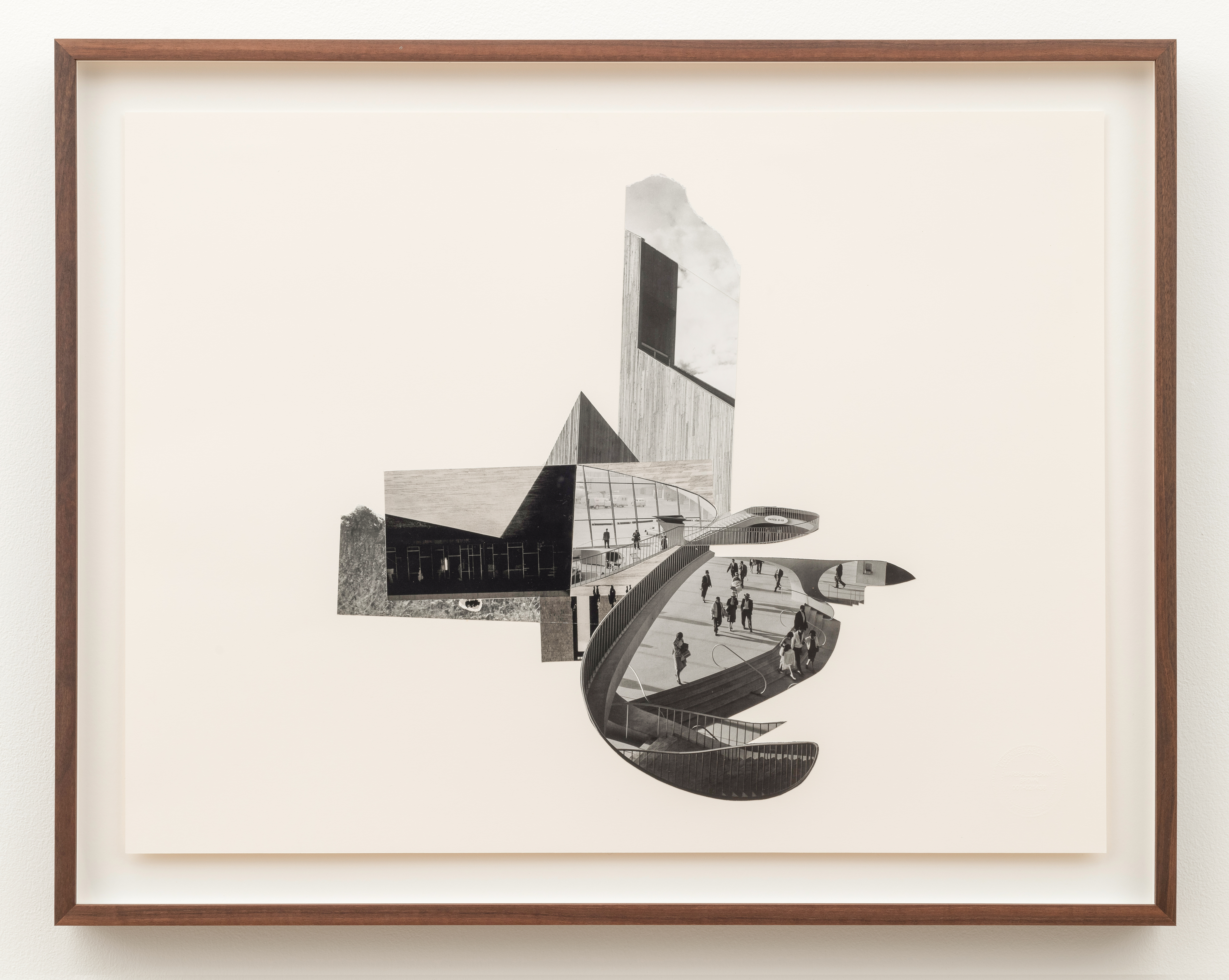 The Principle Of Inconsistency 2019, Collage on archival paper, 17 3/4h x 23 3/8w in.